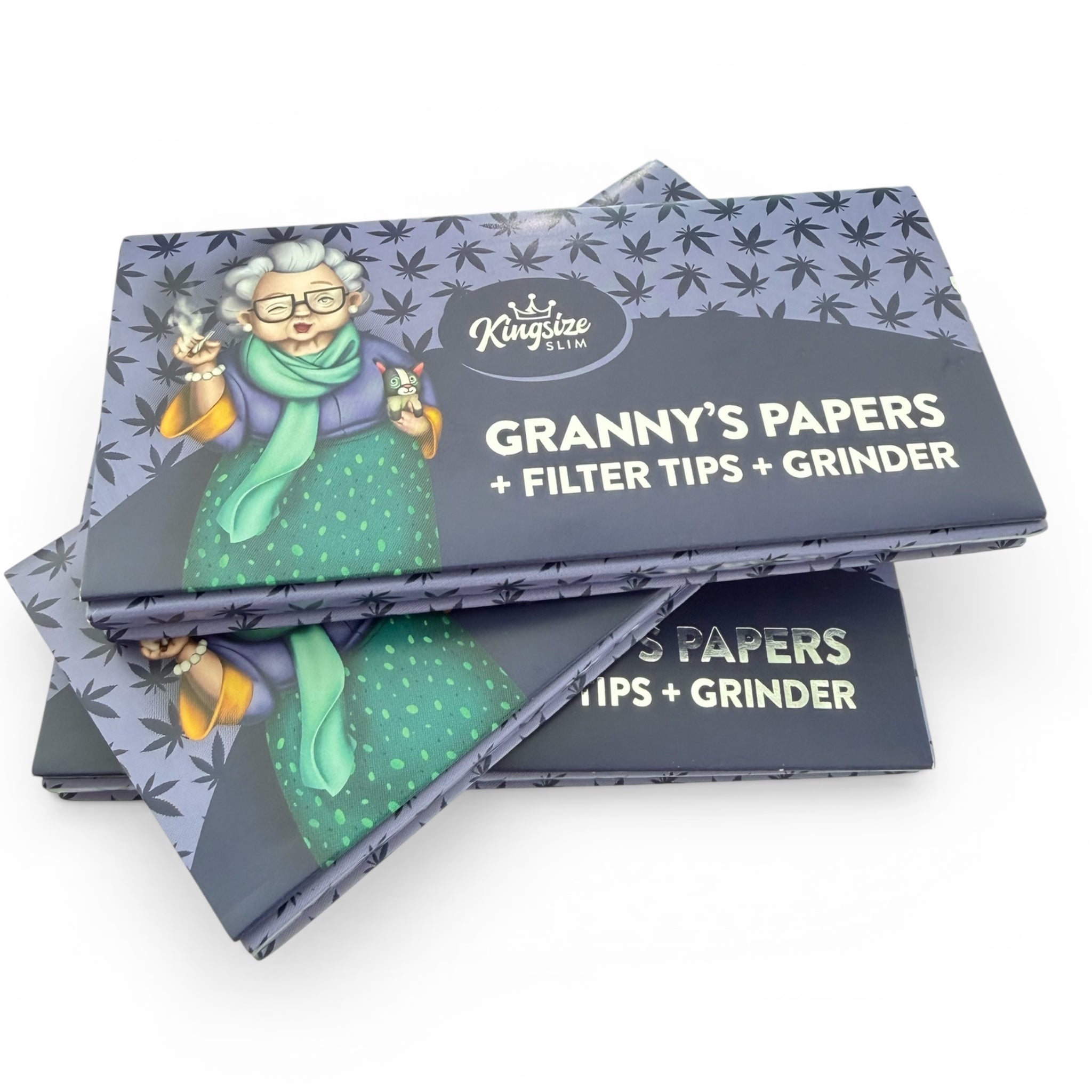 Granny’s® All-in-One Long Papers Set inkl. Grinder Card und Mischfach