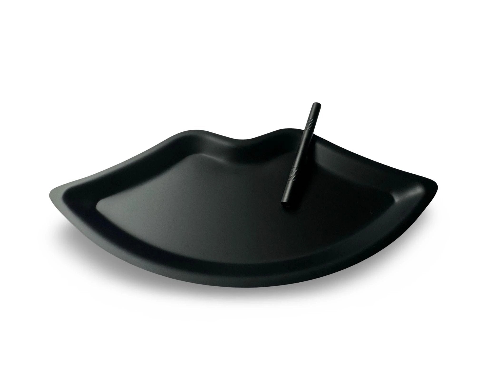 Set „Schwarz Matt Lips“ – Metall Zieh-Unterlage in Lippenform + Röhrchen -  from DieBallerei