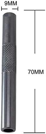 8-teiliges Aluminium-Röhrchen-Set – Schwarz, Braun, Chrom, Silber - Ziehröhrchen from DieBallerei