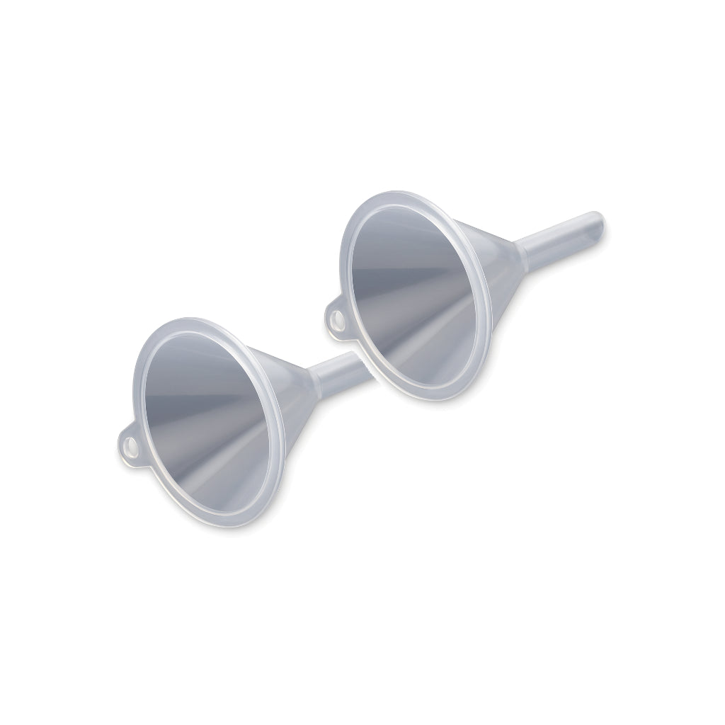 2 Mini Trichter – Praktisches Hilfsmittel für Flüssigkeiten & Pulver