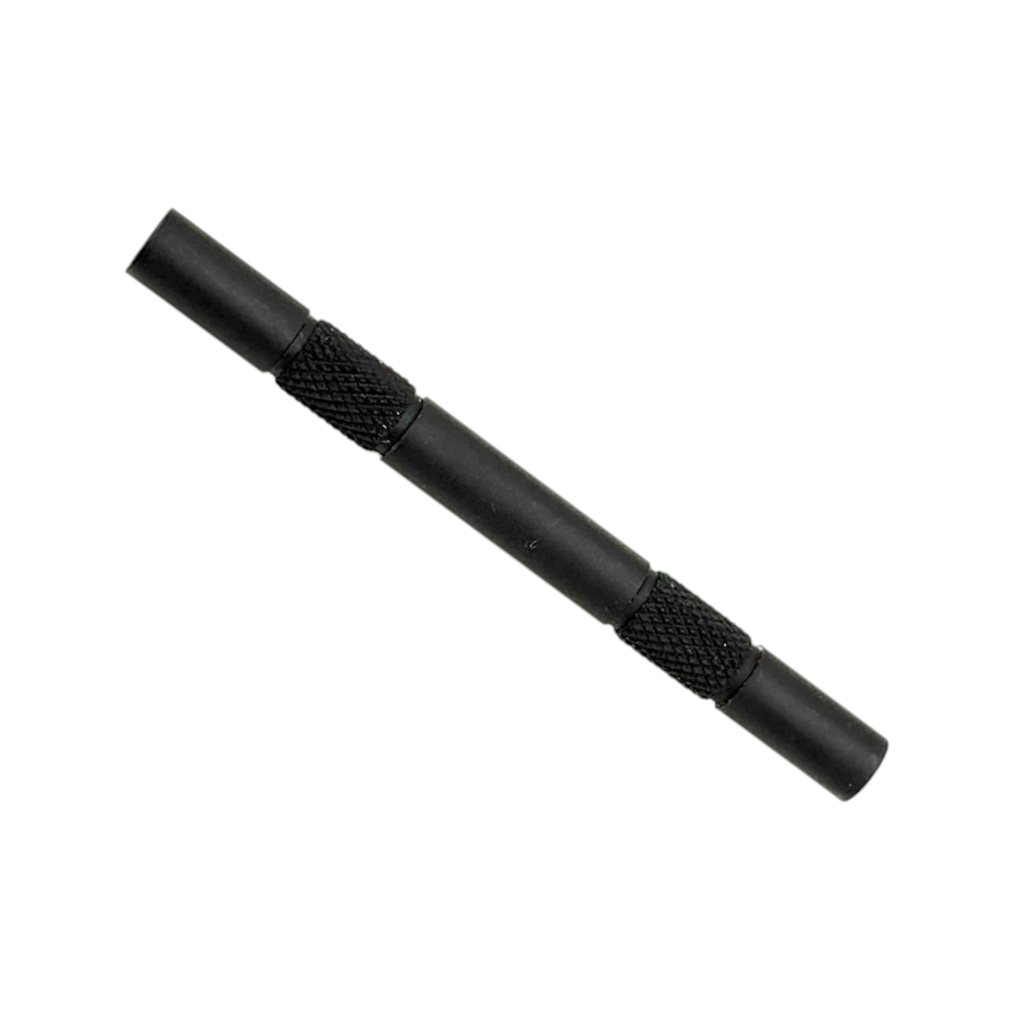 Zieh-Röhrchen aus Aluminium – 80mm - Matt schwarz -  from DieBallerei