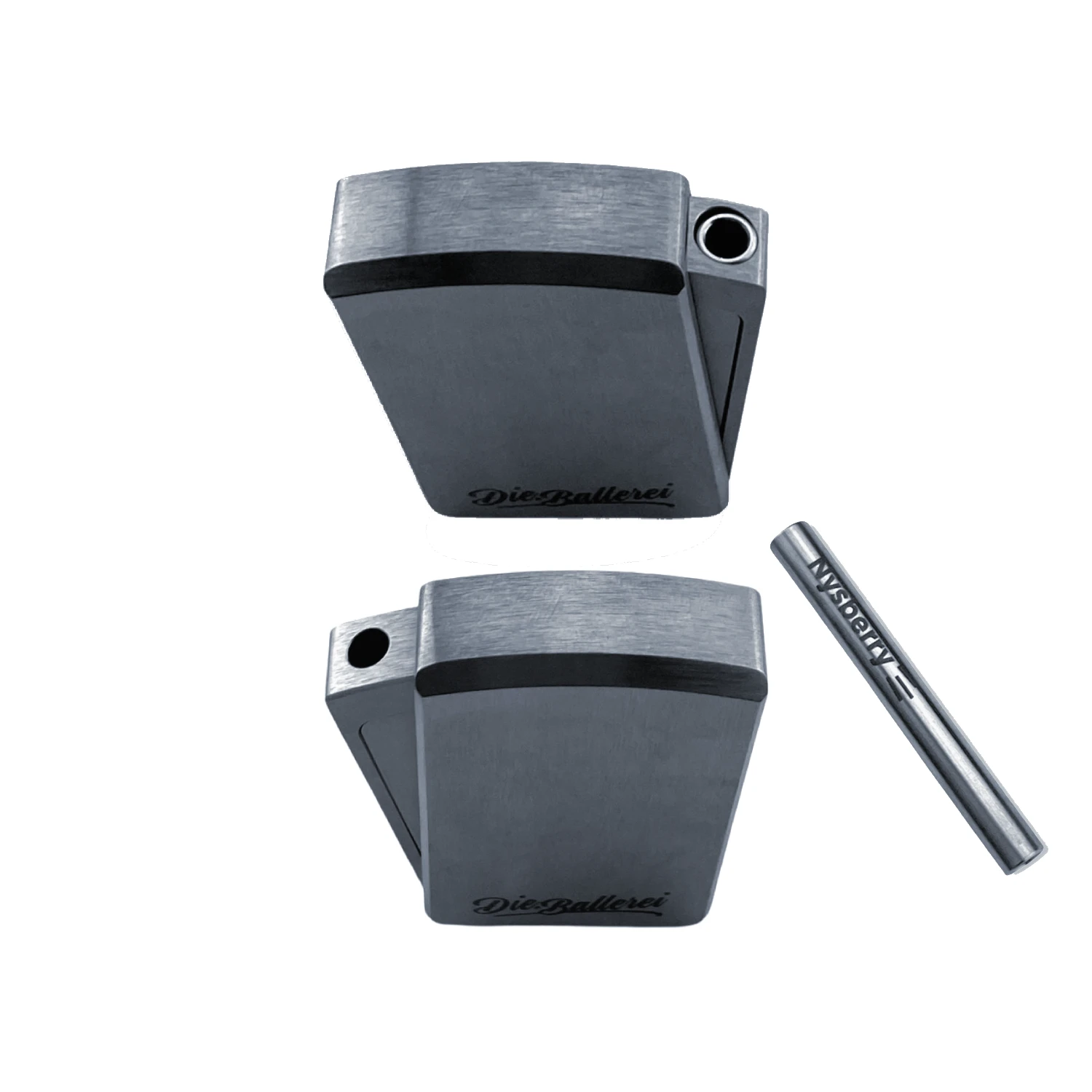 Nysberry – Exklusive BALLEREI Edition -  Luxuriöse & elegante Dose aus rostfreiem Stahl - Schnupftabakdose from DieBallerei