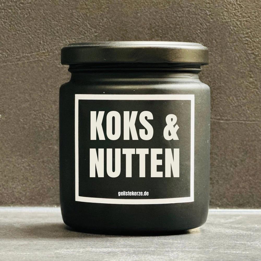 Geilste Kerze – Duftkerze „KOKS & NUTTEN“ -  from DieBallerei