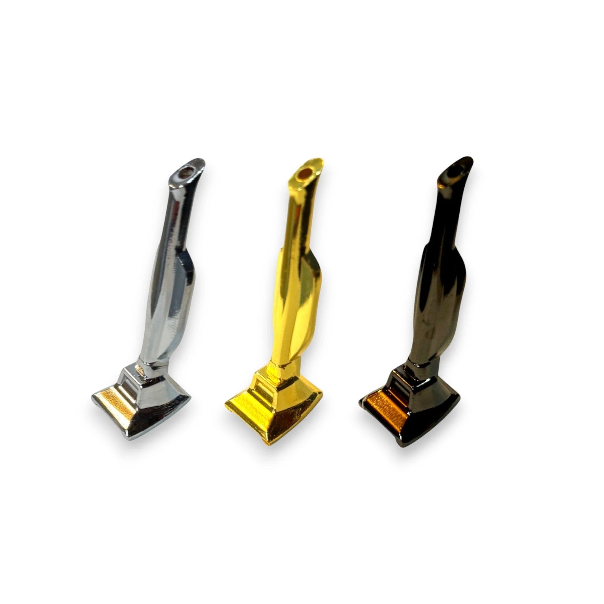 Miniatur-Ziehröhrchen in Staubsauger-Optik – 3er Set in Schwarz, Gold & Silber -  from DieBallerei