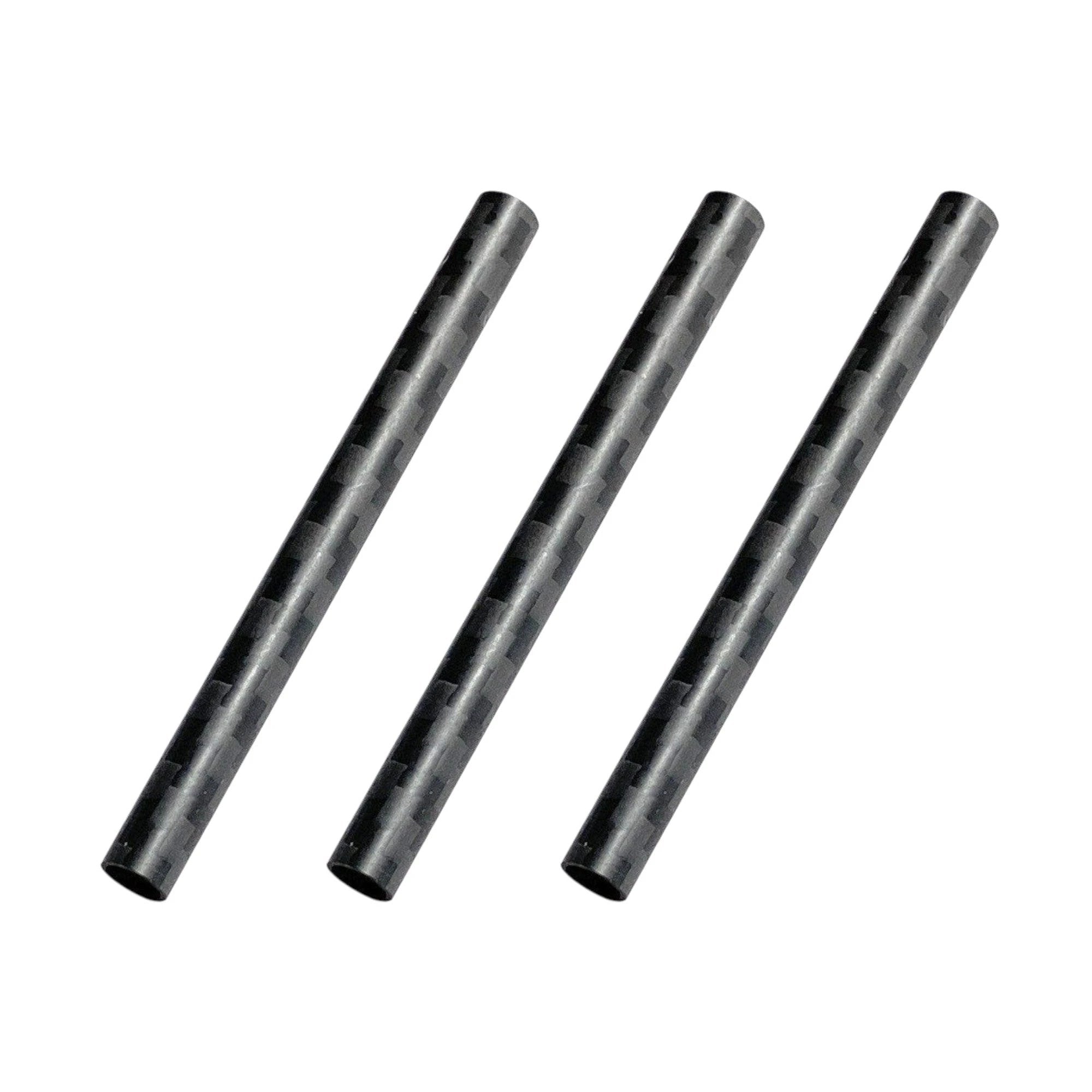 3er-Set Carbonröhrchen 70mm Länge, 8mm Außendurchmesser – Hochwertige Kohlefaser-Röhrchen -  from DieBallerei
