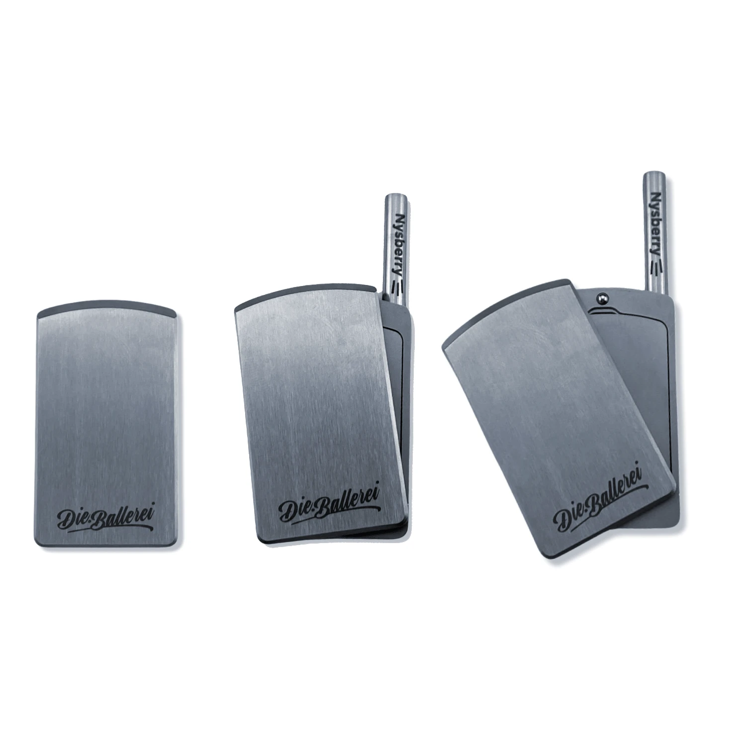 Nysberry – Exklusive BALLEREI Edition -  Luxuriöse & elegante Dose aus rostfreiem Stahl - Schnupftabakdose from DieBallerei