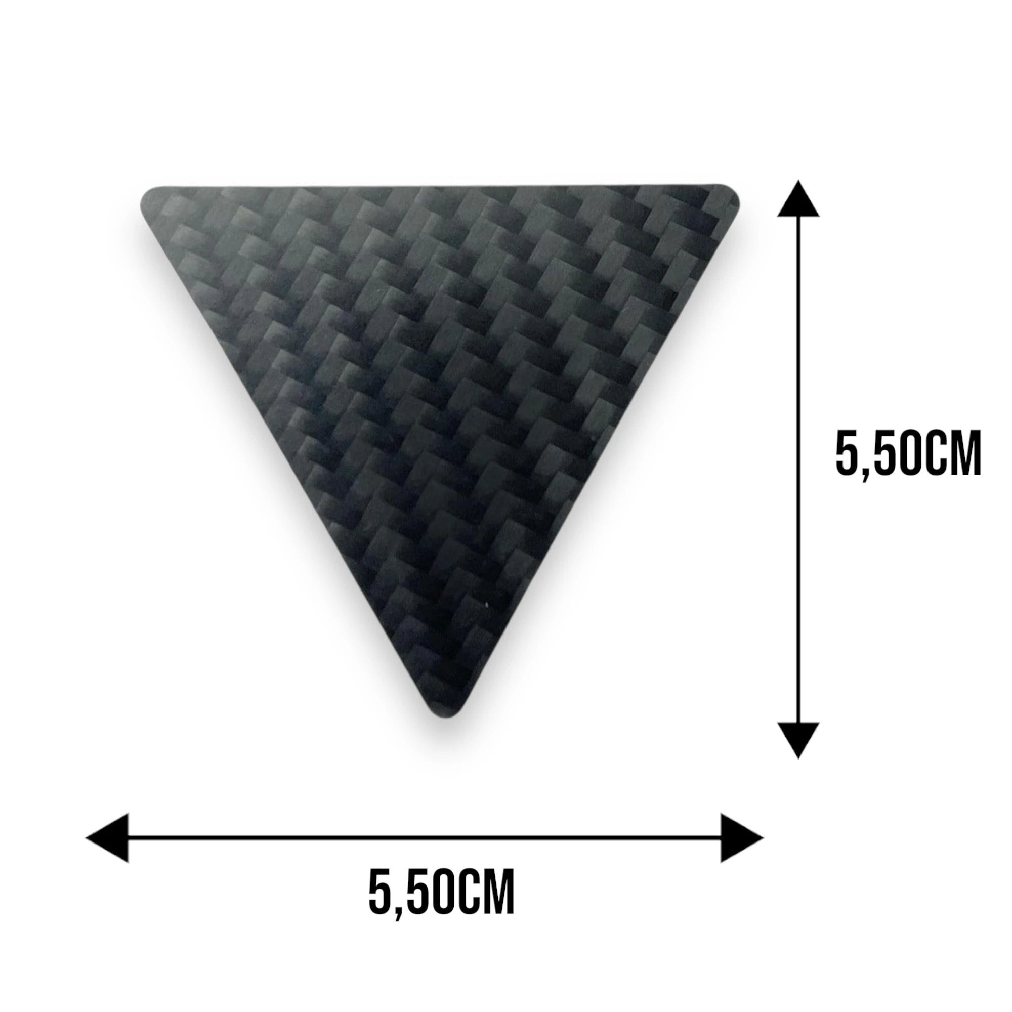 Hack-Karte im Dreieck-Design – Langlebig & stylisch aus Carbon -  from DieBallerei