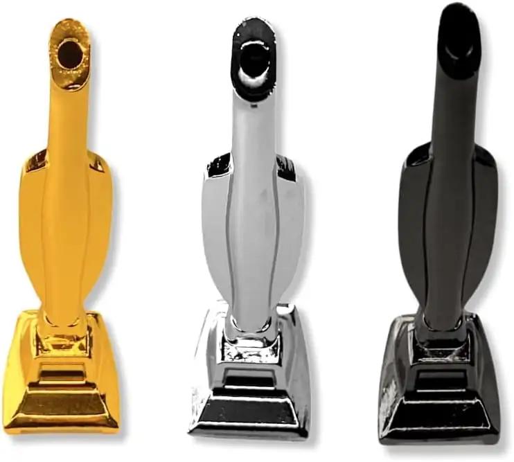 Miniatur-Ziehröhrchen in Staubsauger-Optik – 3er Set in Schwarz, Gold & Silber -  from DieBallerei