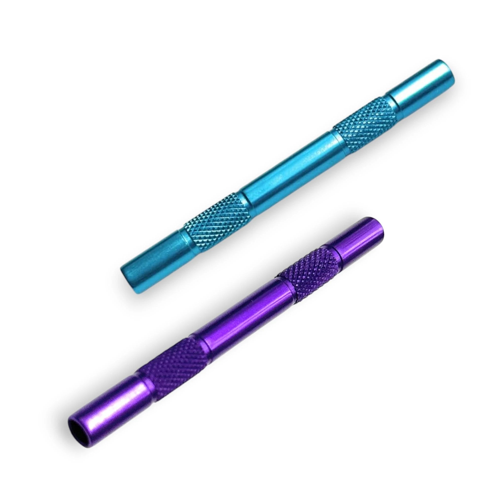 Zieh-Röhrchen Set aus hochwertigem Aluminium in Türkis & Lila – 80mm -  from DieBallerei