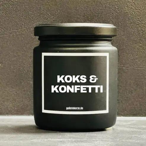 Geilste Kerze – Duftkerze „Koks & Konfetti“ -  from DieBallerei
