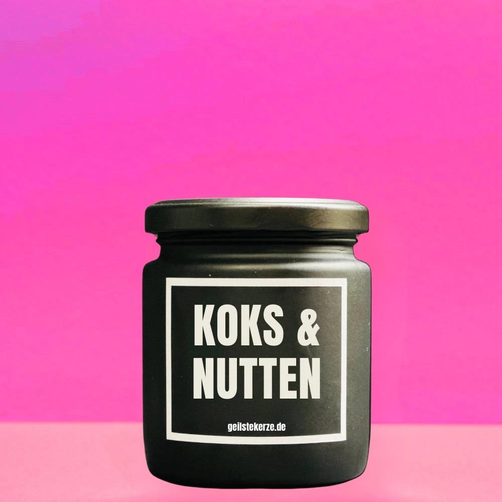 Geilste Kerze – Duftkerze „KOKS & NUTTEN“ -  from DieBallerei