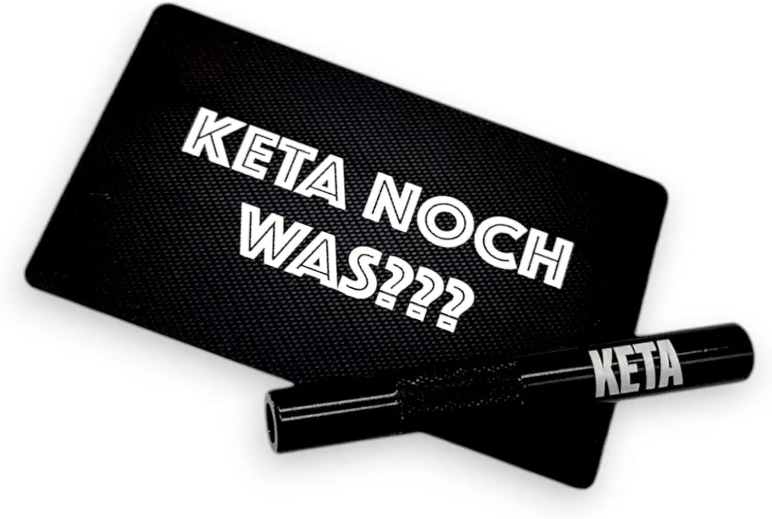 Röhrchen-Set „KETA“ – Alu-Röhrchen mit Gravur & Hack-Karte -  from DieBallerei