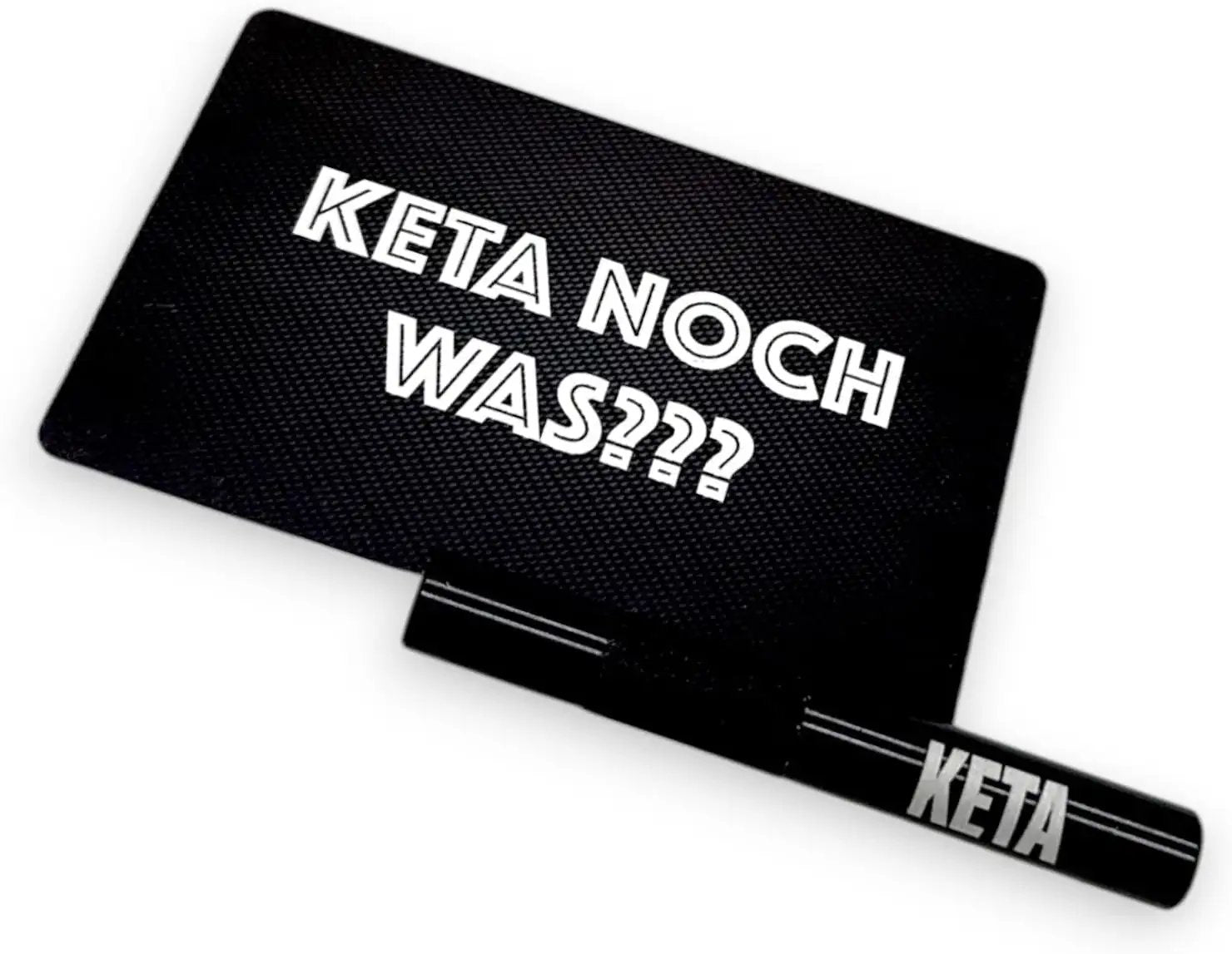 Röhrchen-Set „KETA“ – Alu-Röhrchen mit Gravur & Hack-Karte -  from DieBallerei