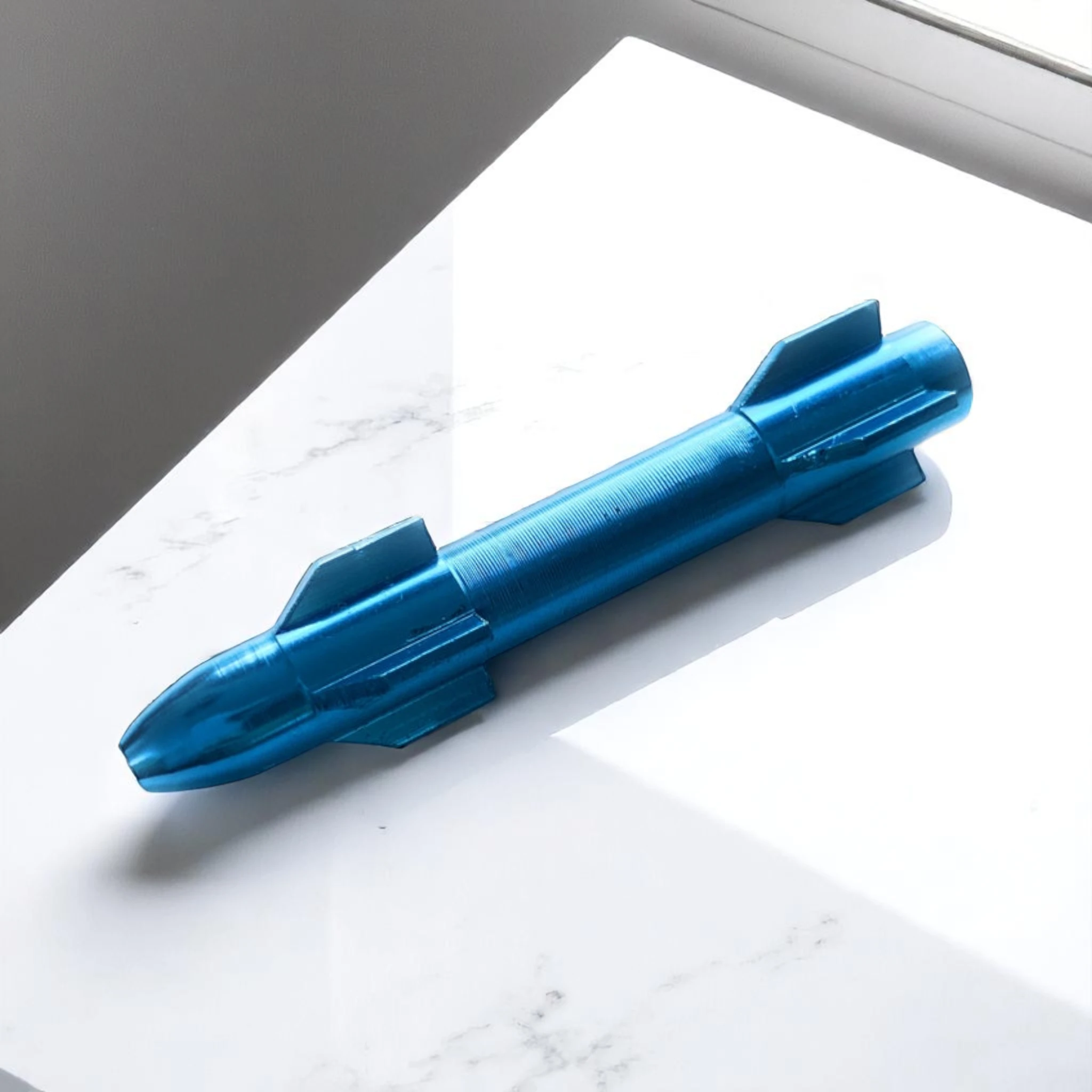 Aluminium-Ziehröhrchen (77mm) in Raketen-Optik – Stabil & Modern -  from DieBallerei