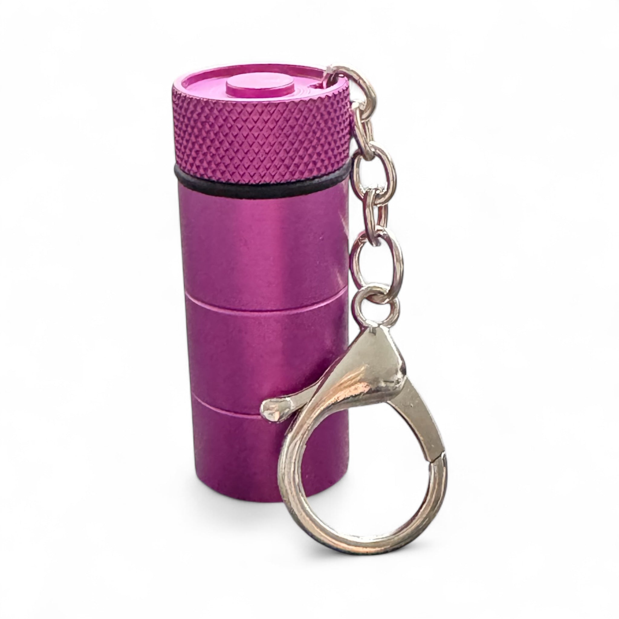 💜 Aluminium Teleskop-Löffel im Schlüsselanhänger-Format - Lila