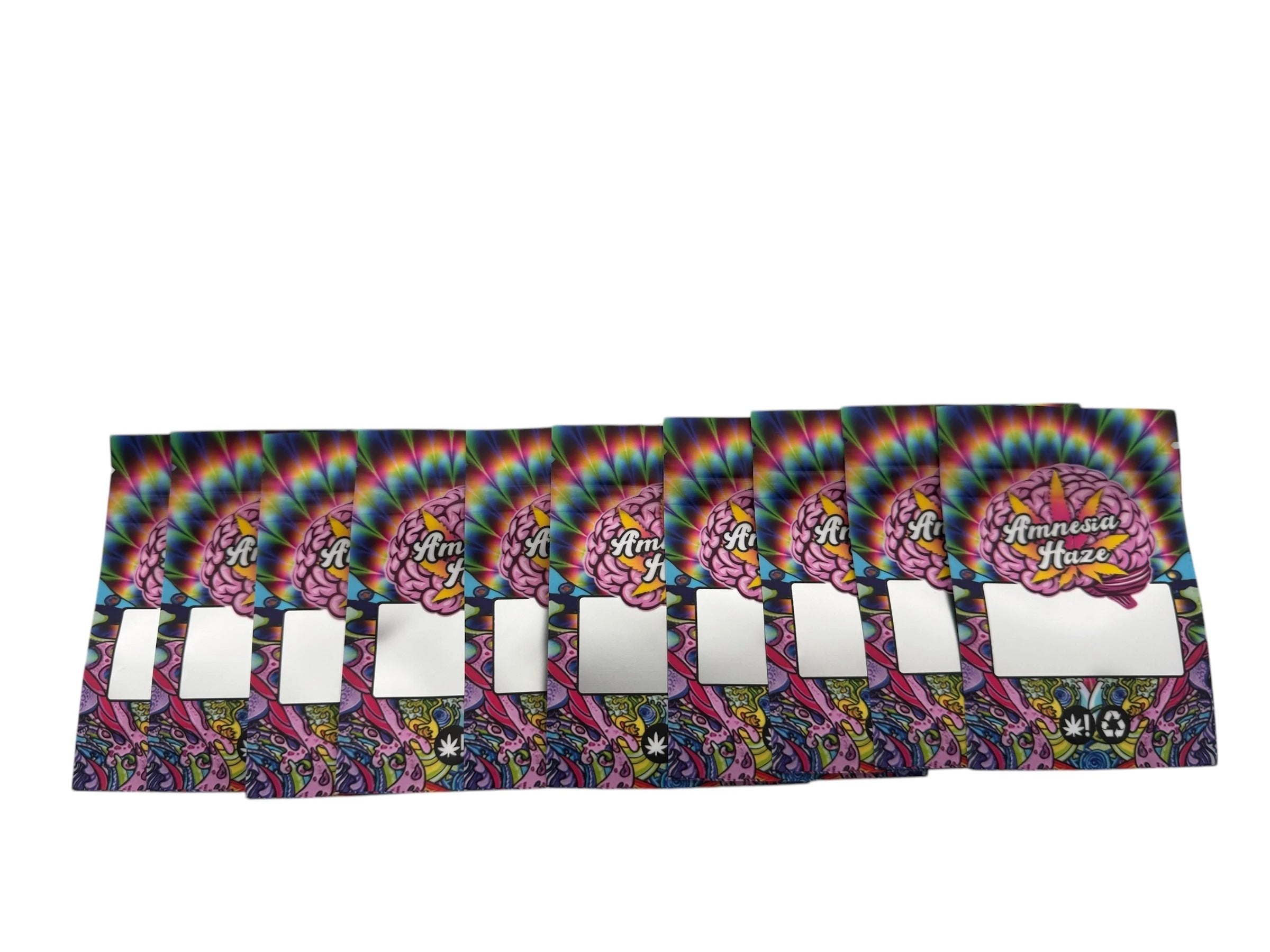 Amnesia Haze ZIP Lock Beutel – Stylische & sichere Aufbewahrung - 10er Pack -  from DieBallerei