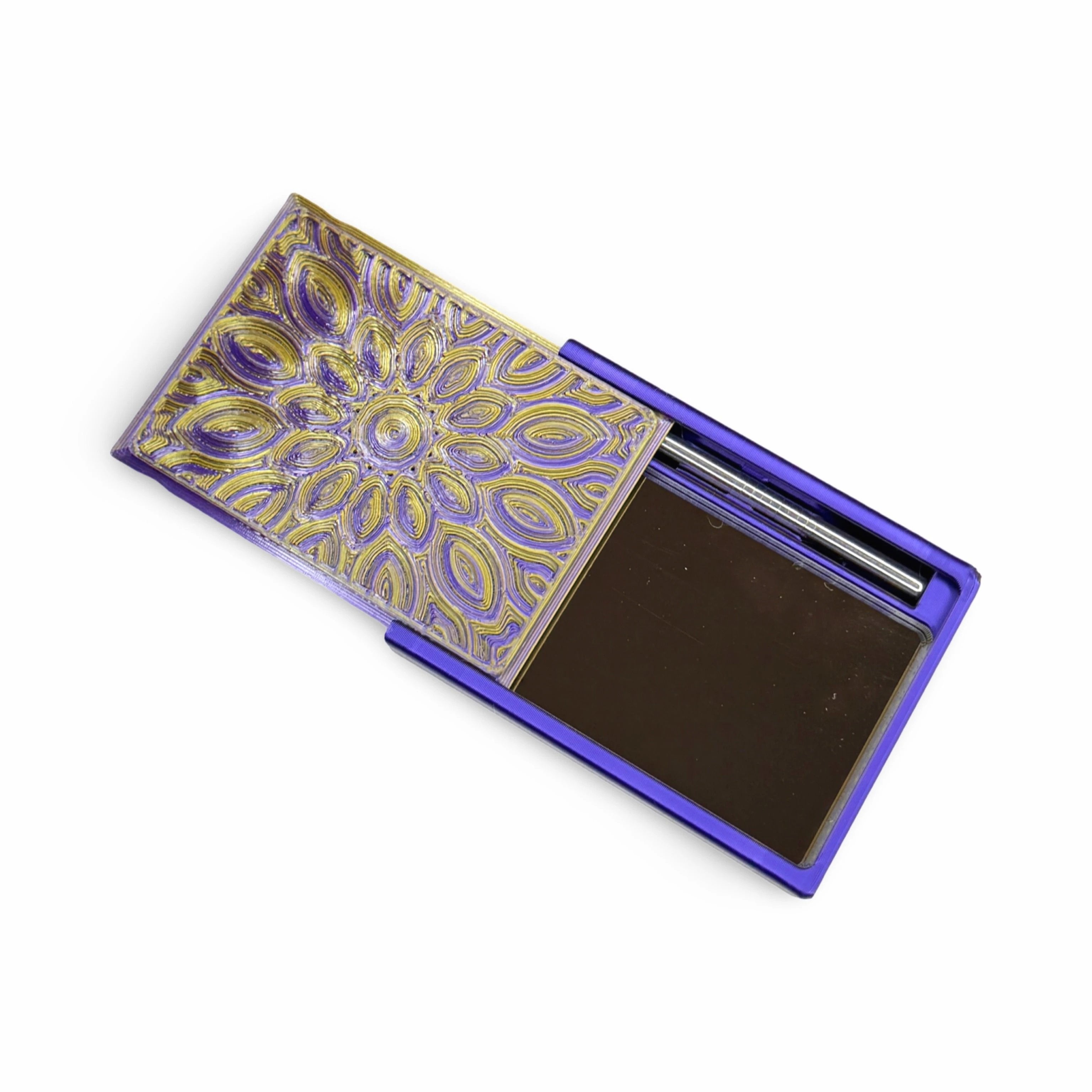 Baller-Box Infinity Blossoms Lila/Gold – inkl. Röhrchen & Karte -  from DieBallerei