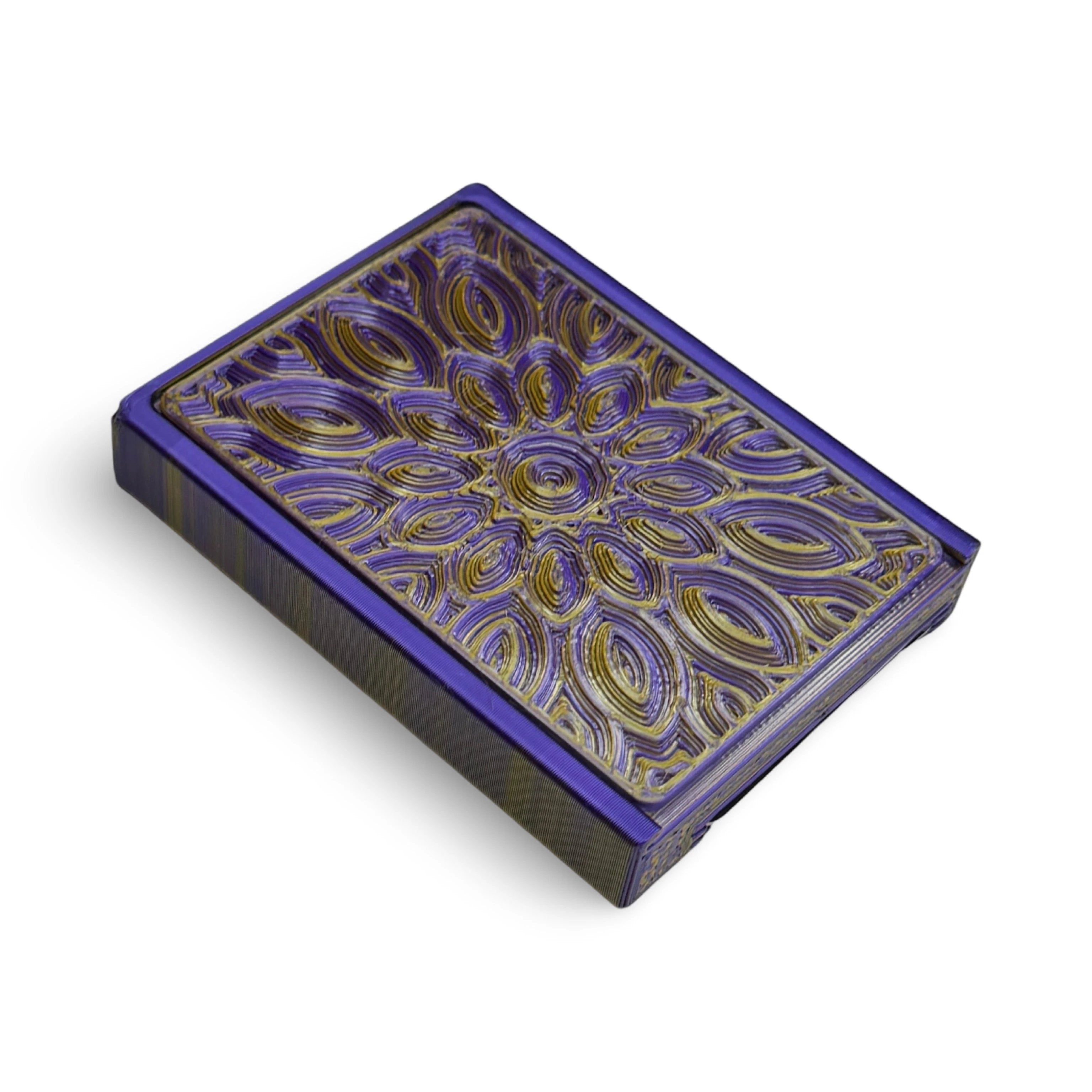 Baller-Box Infinity Blossoms Lila/Gold – inkl. Röhrchen & Karte -  from DieBallerei