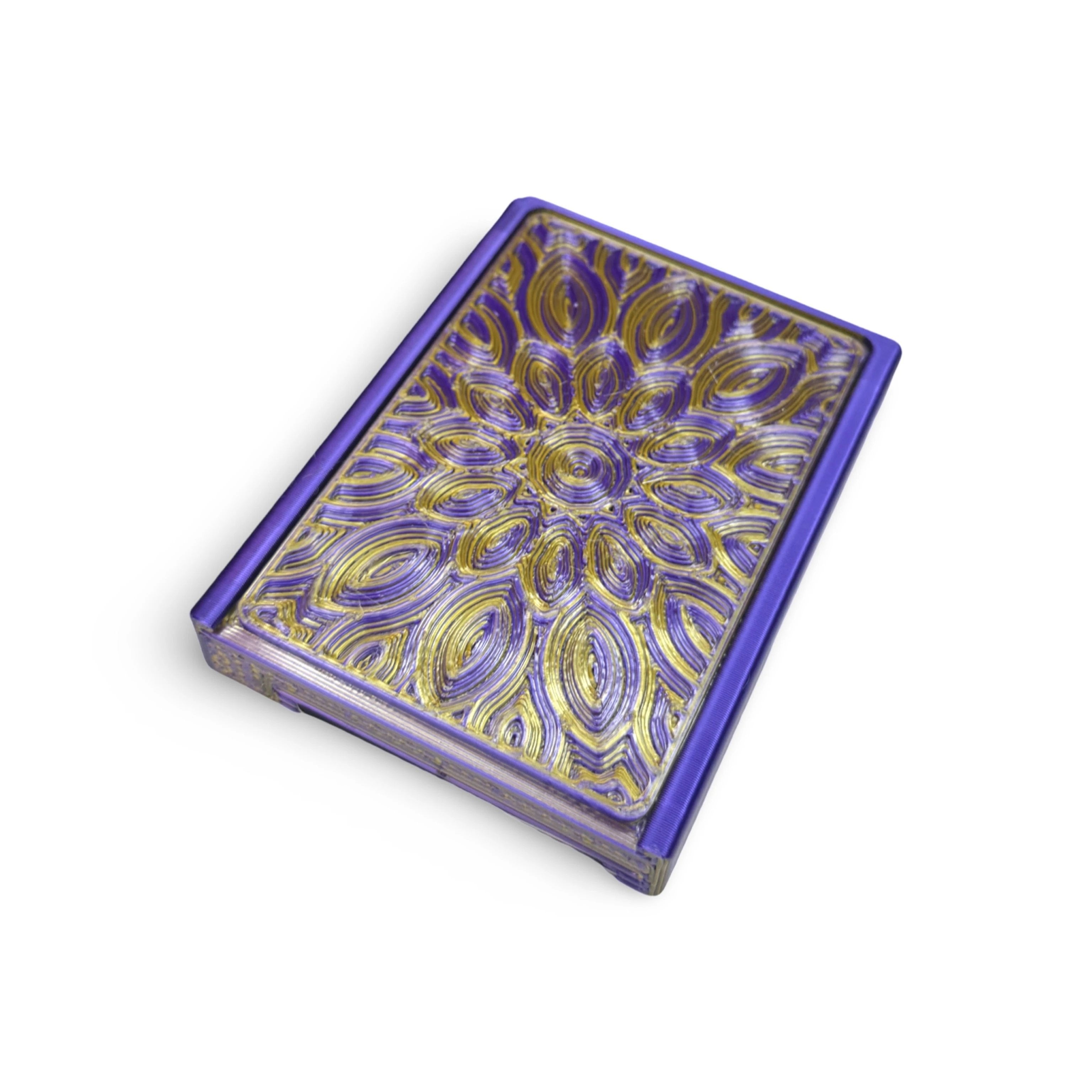 Baller-Box Infinity Blossoms Lila/Gold – inkl. Röhrchen & Karte -  from DieBallerei