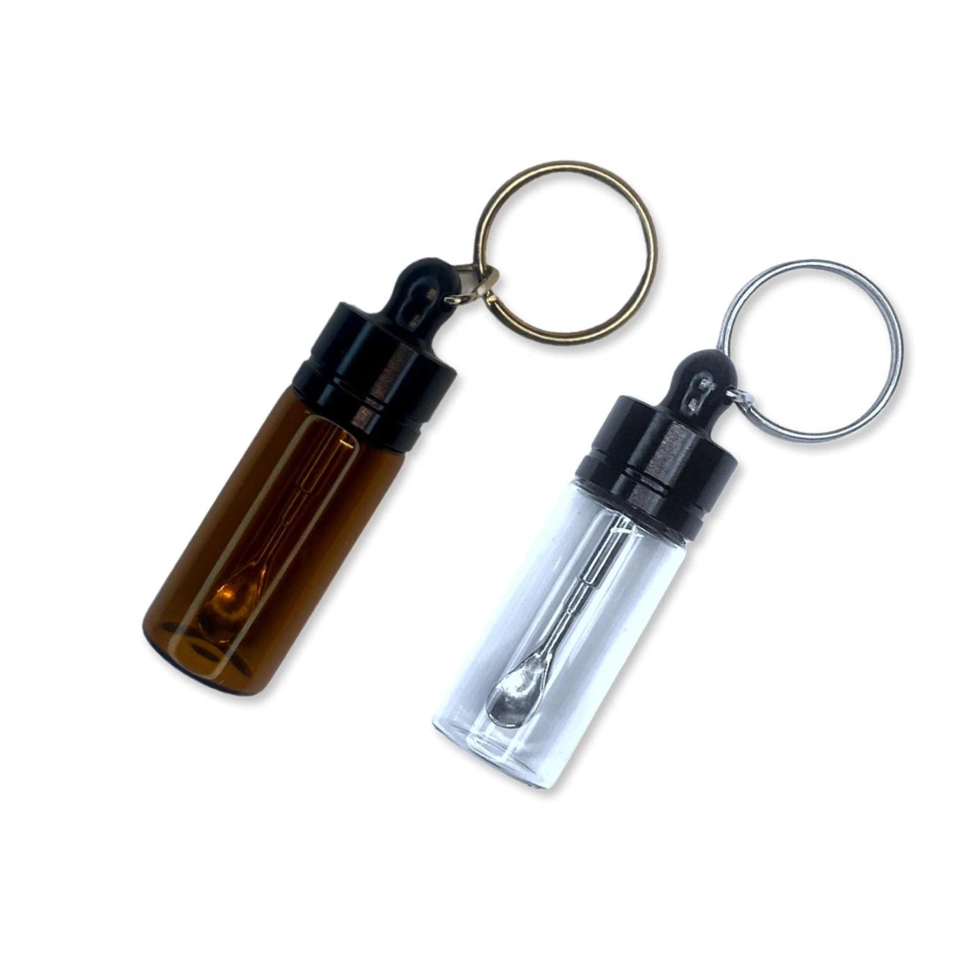 Praktischer Spender mit Teleskoplöffel & Schlüsselanhänger – Schwarz -  from DieBallerei