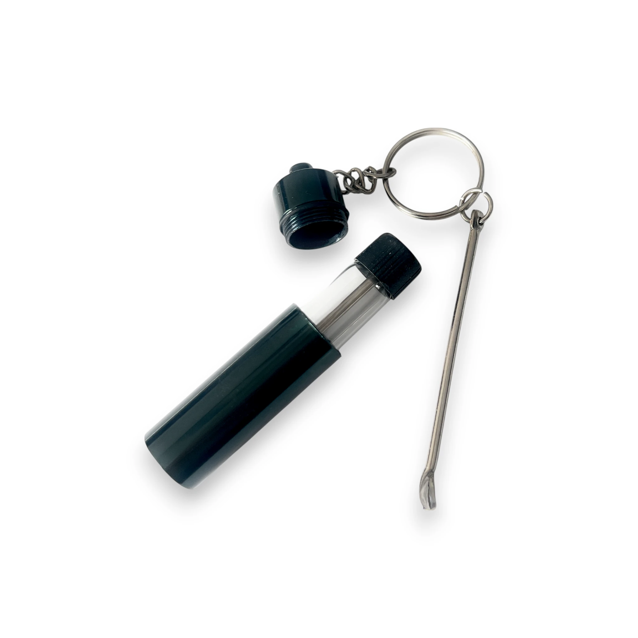 Baller-Fläschchen & Aluminium-Pillenbox Set – Praktisch & Stilvoll schwarz -  from DieBallerei