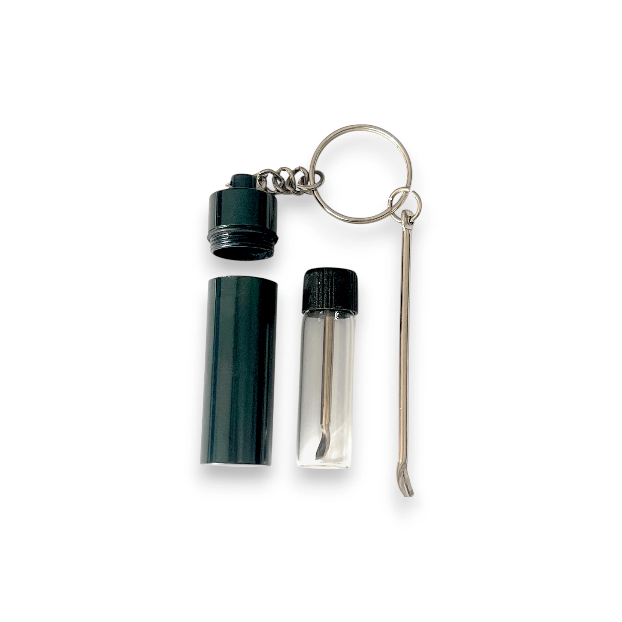 Baller-Fläschchen & Aluminium-Pillenbox Set – Praktisch & Stilvoll schwarz -  from DieBallerei