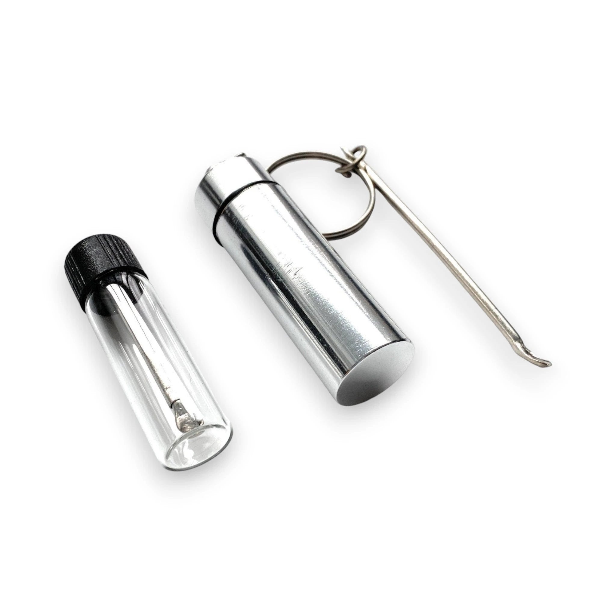 Baller-Fläschchen mit Teleskoplöffel + Aufbewahrungsbox mit Anhänger und Löffel -  from DieBallerei