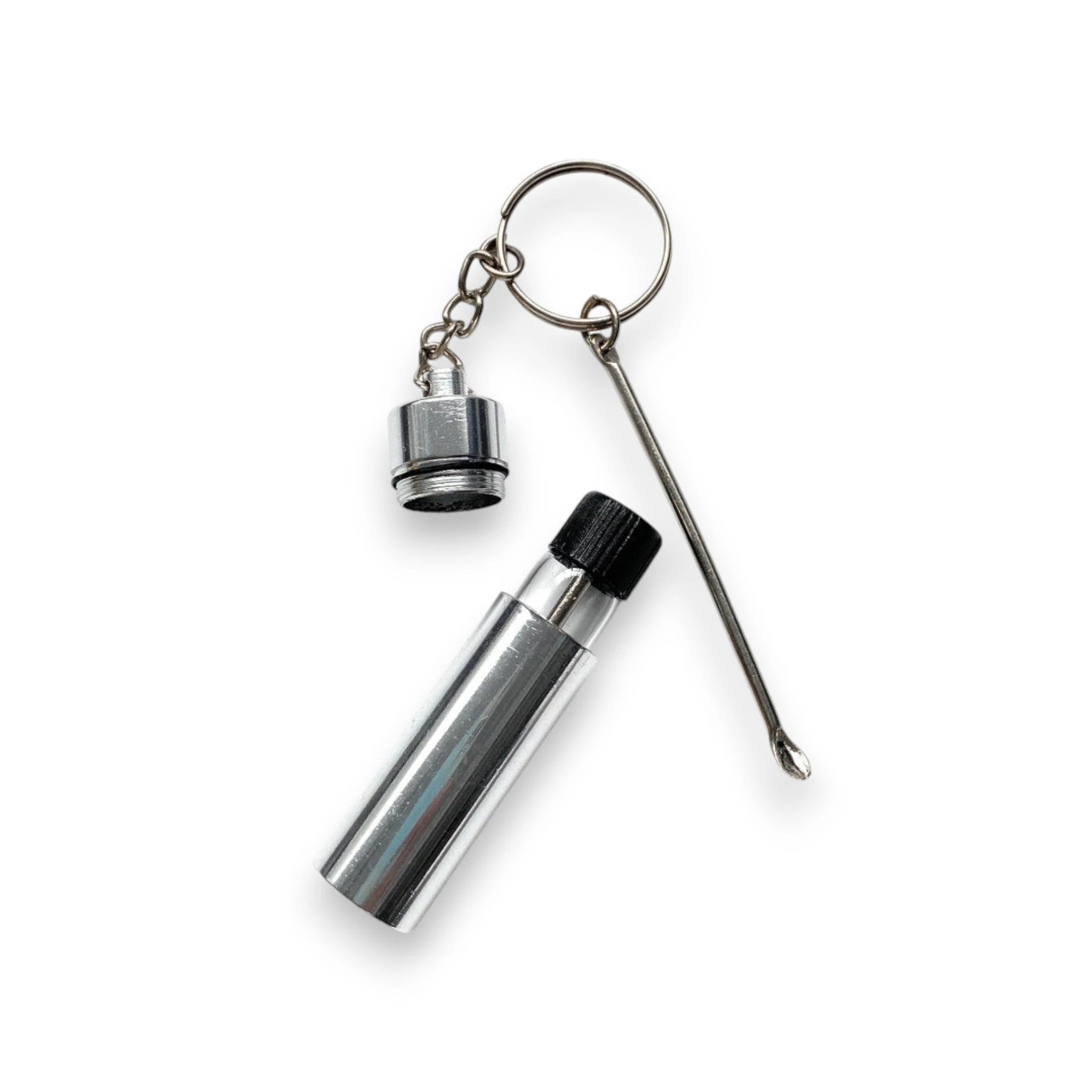 Baller-Fläschchen mit Teleskoplöffel + Aufbewahrungsbox mit Anhänger und Löffel -  from DieBallerei