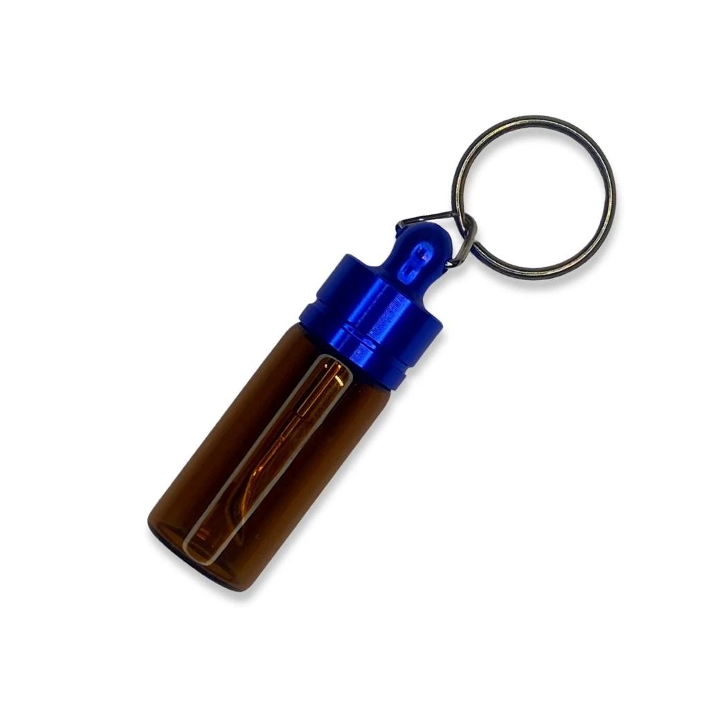 Praktischer Spender mit Teleskoplöffel & Schlüsselanhänger – Blau -  from DieBallerei