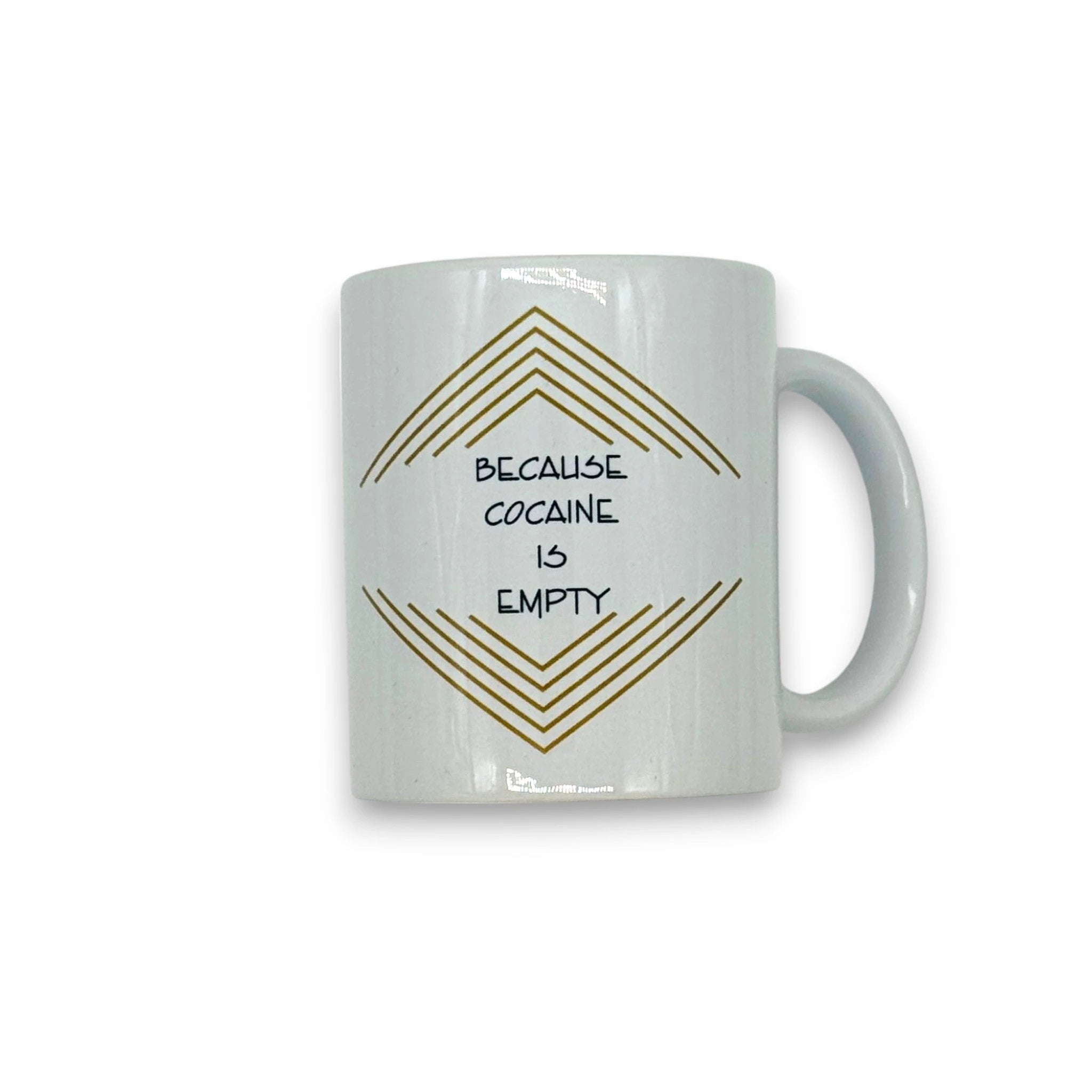 Lustige Tasse „Because Cocaine is Empty“ V2 -  from DieBallerei
