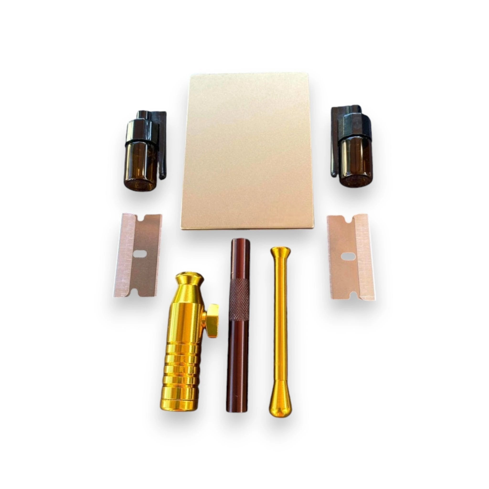 Set "Spiegel Gold/Braun" – Stilvoll, Praktisch & Immer Griffbereit -  from DieBallerei