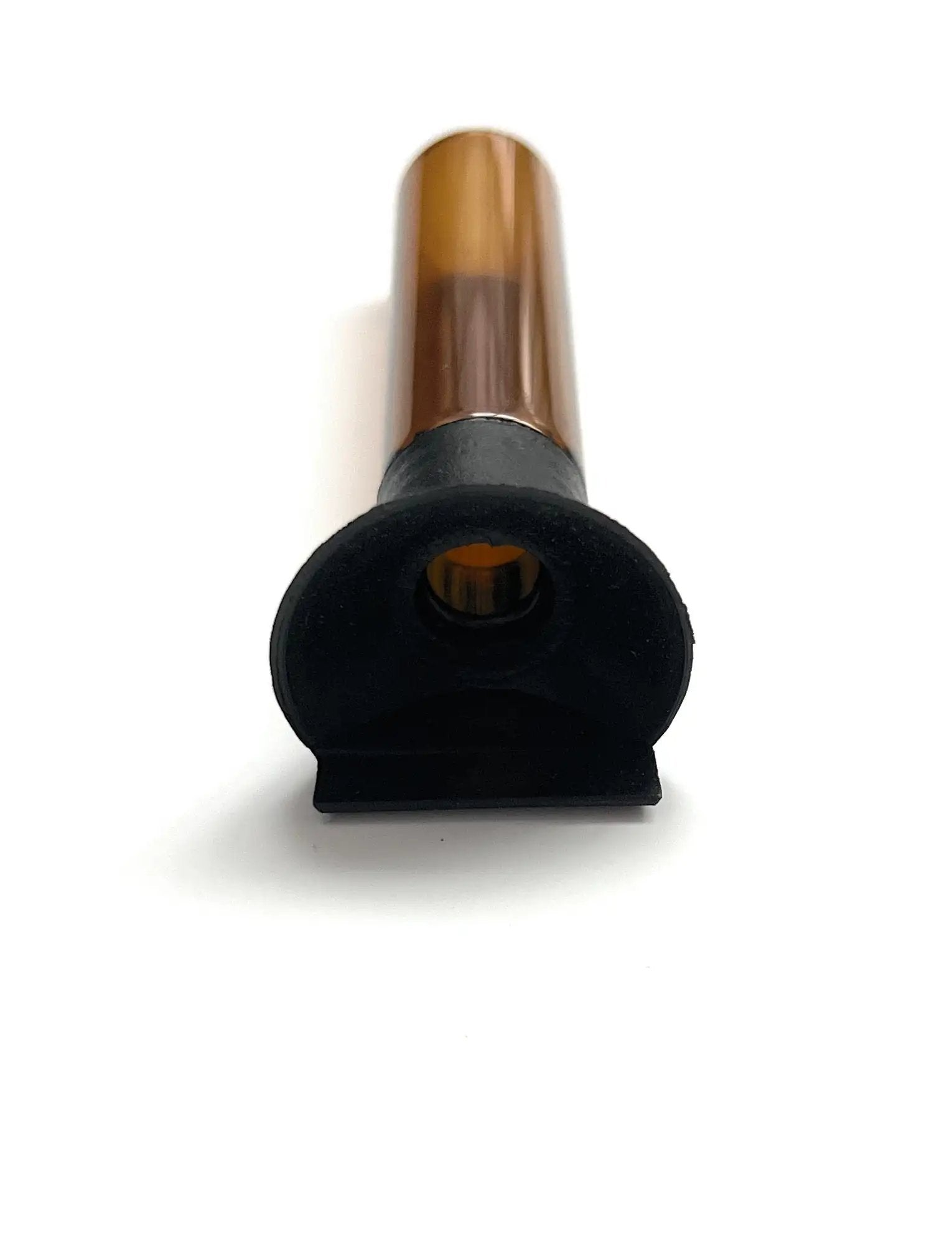 Braunes Glasfläschchen (5,8 cm) mit Schraubdeckel & Befüllhilfe -  from DieBallerei