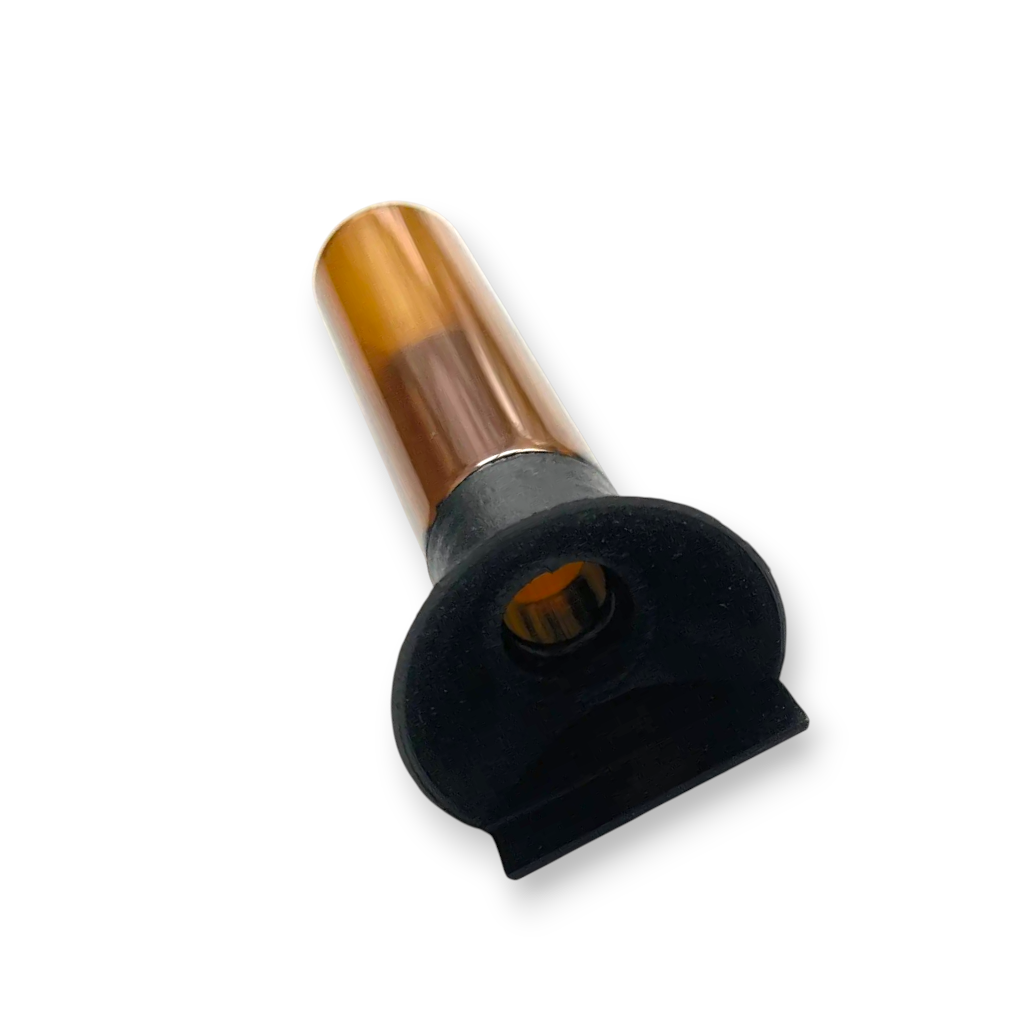 Braunes Glasfläschchen (5,8 cm) mit Schraubdeckel & Befüllhilfe