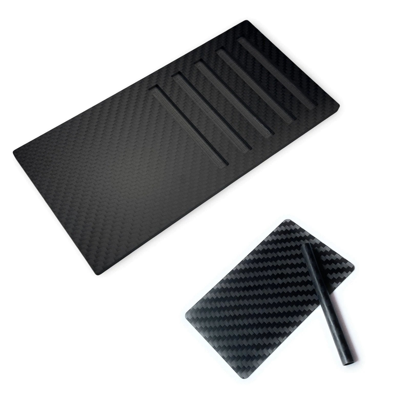 Carbon Unterlage mit 5 Einkerbungen – Stabil & Vielseitig -  from DieBallerei