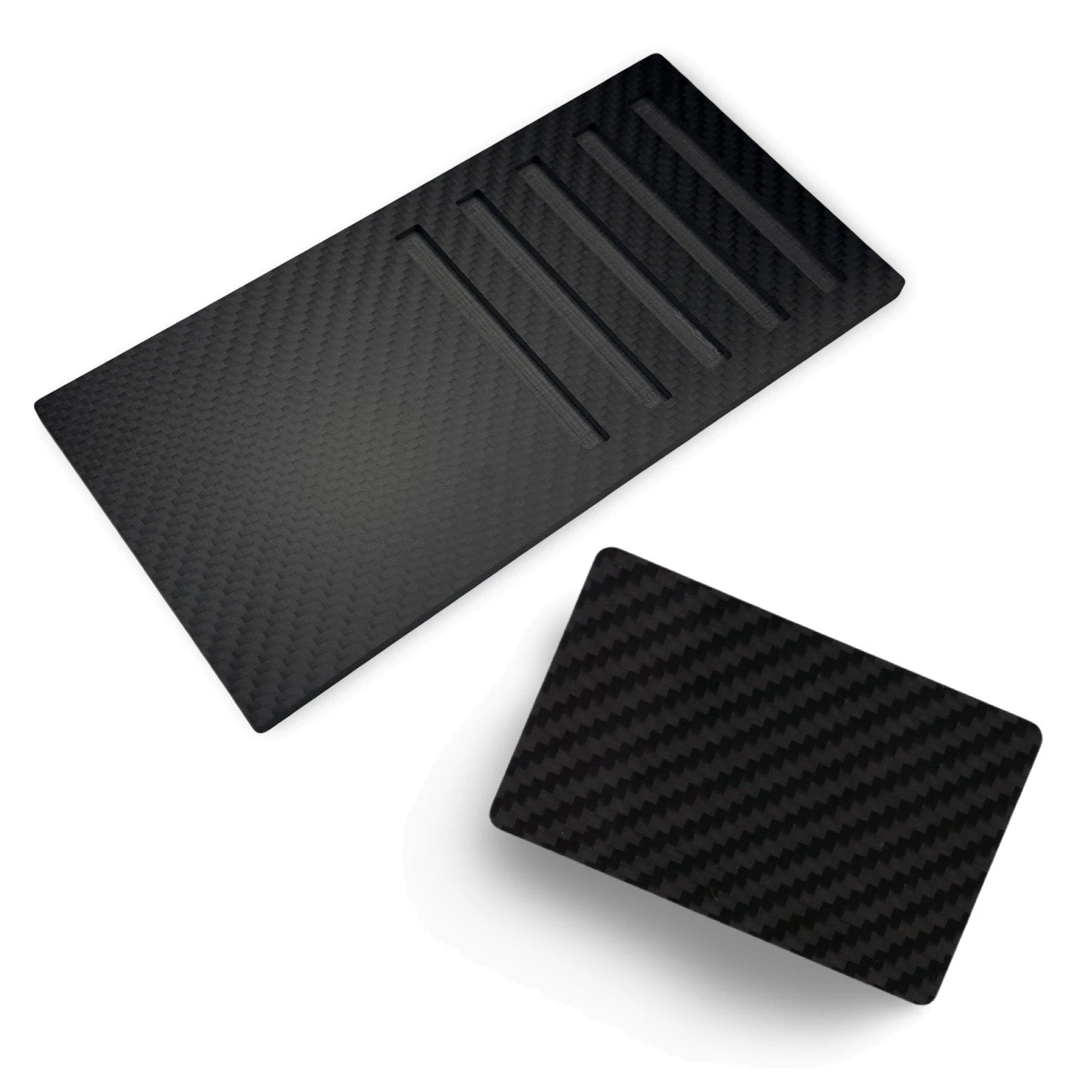 Carbon Unterlage mit 5 Einkerbungen – Stabil & Vielseitig -  from DieBallerei