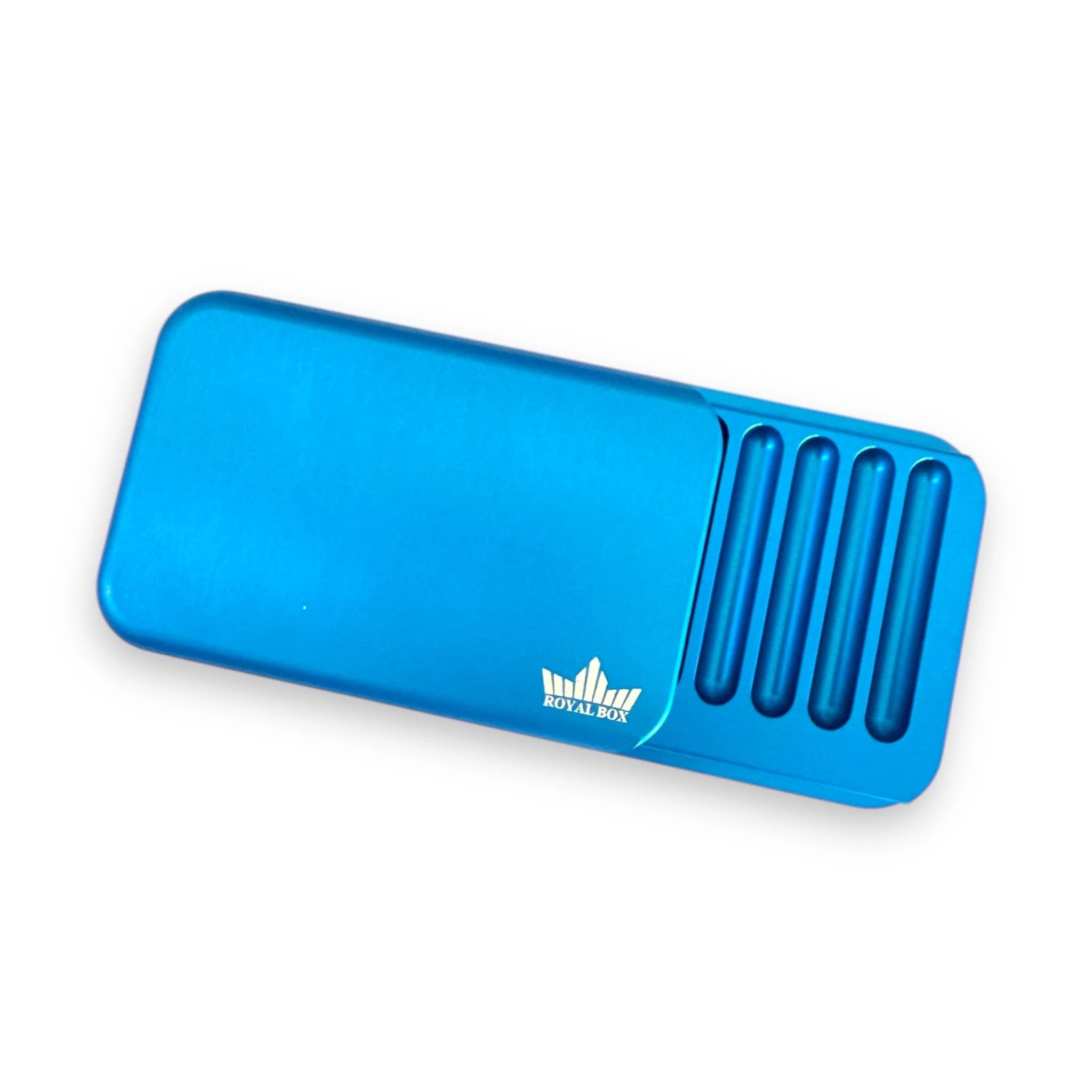 Die B52 Royal Box Blue – Stilvolle Aufbewahrung in Perfektion inkl. integriertem Röhrchen -  from DieBallerei