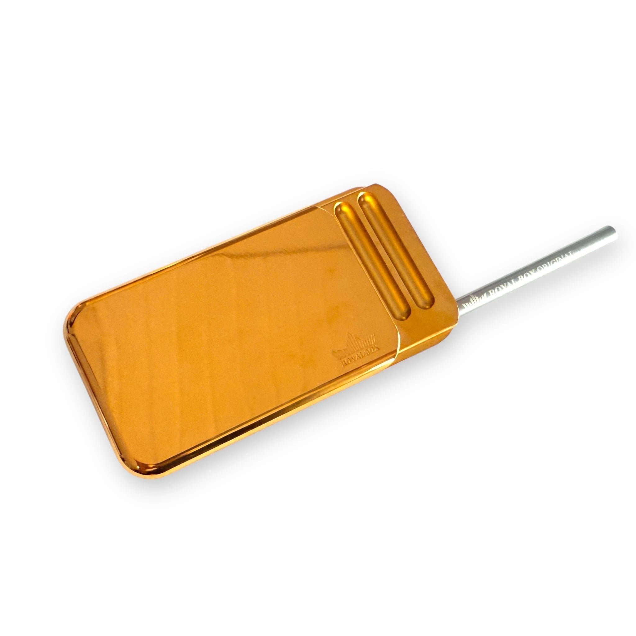 Die B52 Royal Box Anniversary Gold Edition 23,75 Karat Platin Gold Cover – Stilvolle Aufbewahrung in Perfektion inkl. integriertem Röhrchen -  from DieBallerei