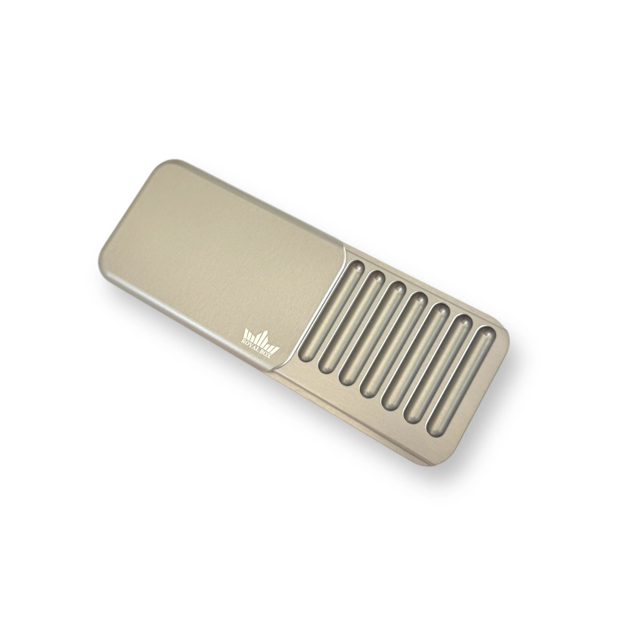 Die B52 Royal Box  Dark Titanium – Stilvolle Aufbewahrung in Perfektion inkl. integriertem Röhrchen -  from DieBallerei