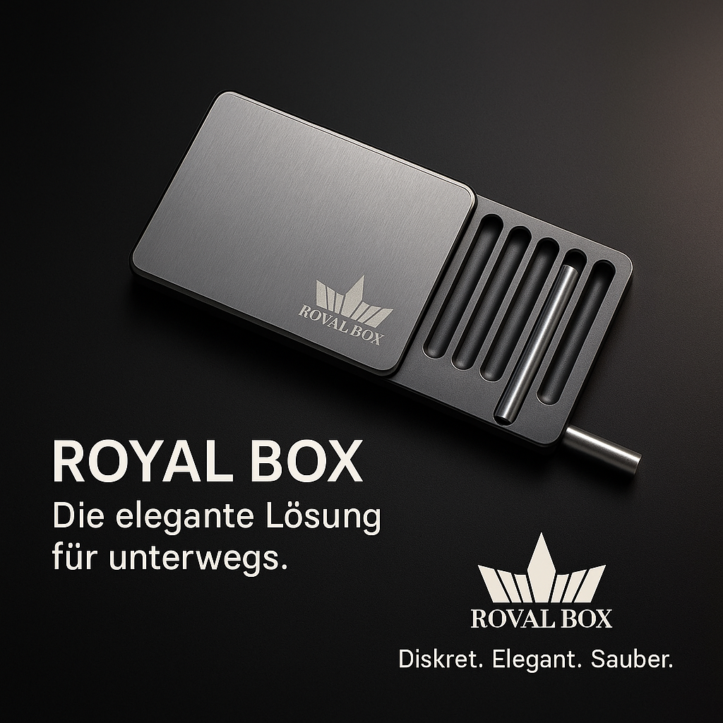 Die Royal Box Titanium Classic – Elegante Aufbewahrung im kompakten Design