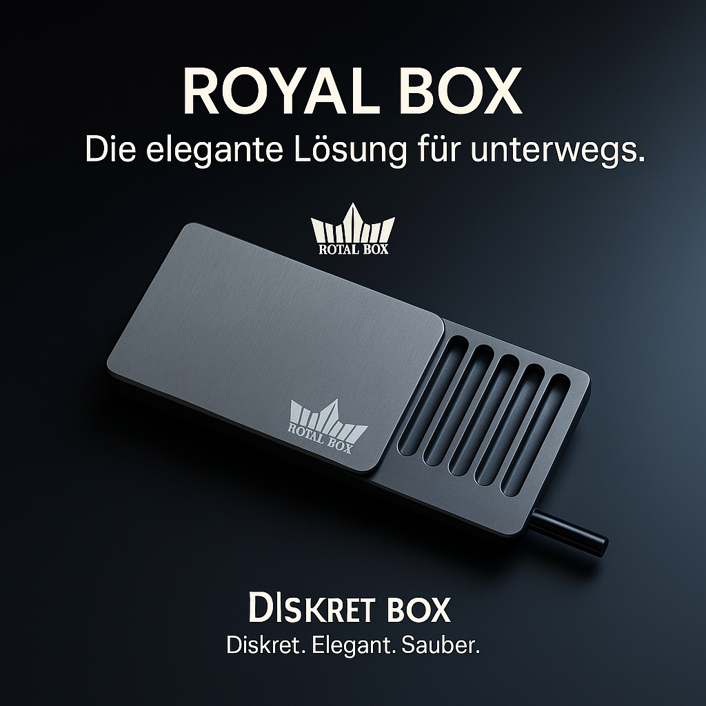 Die Royal Box Titanium Classic – Elegante Aufbewahrung im kompakten Design