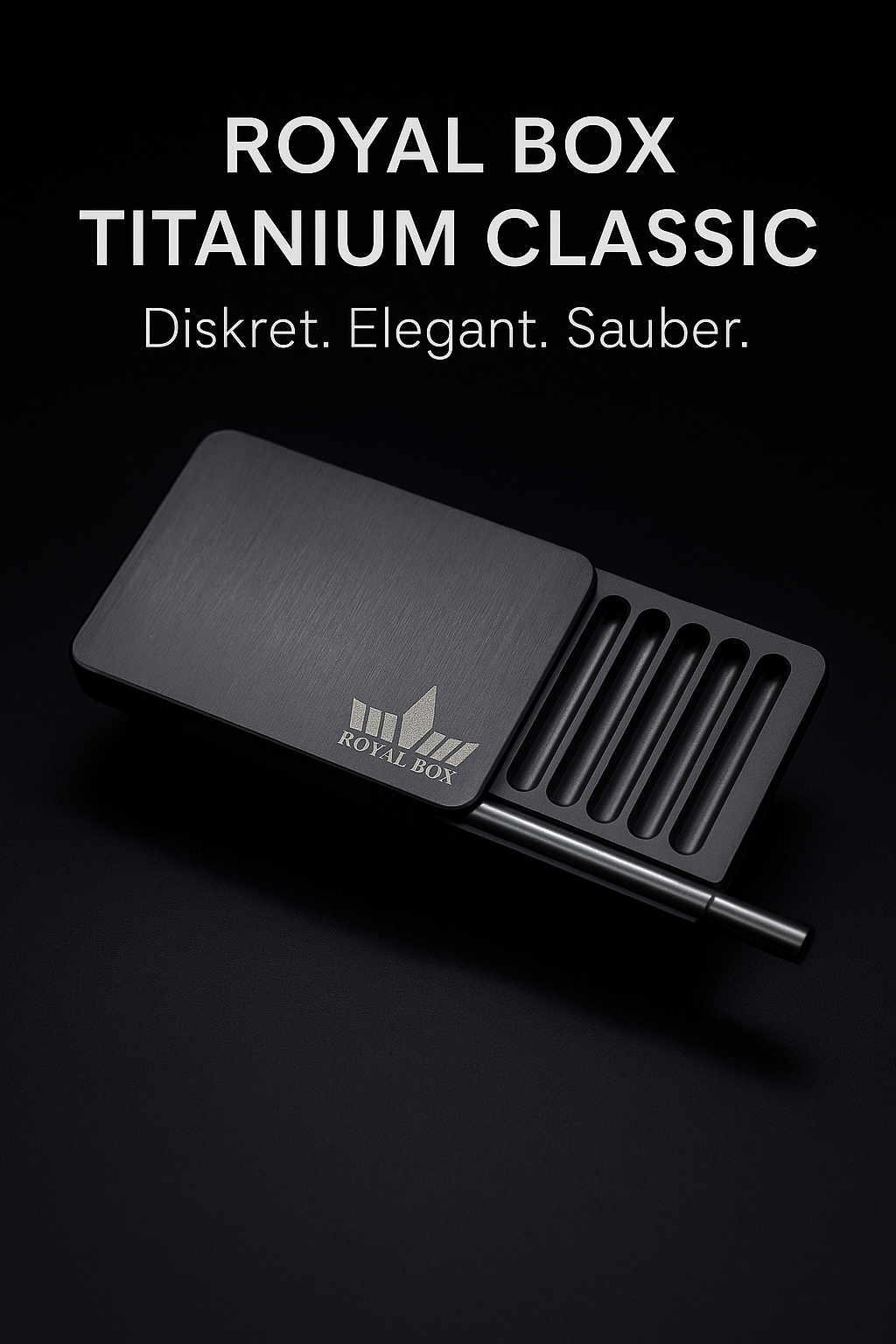 Die Royal Box Titanium Classic – Elegante Aufbewahrung im kompakten Design