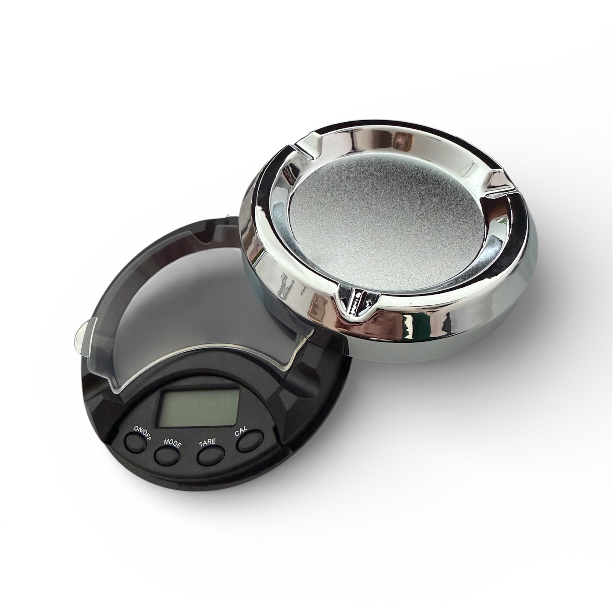 Digitale Feinwaage im Aschenbecher-Design – 0,01–100 g | Diskret & präzise