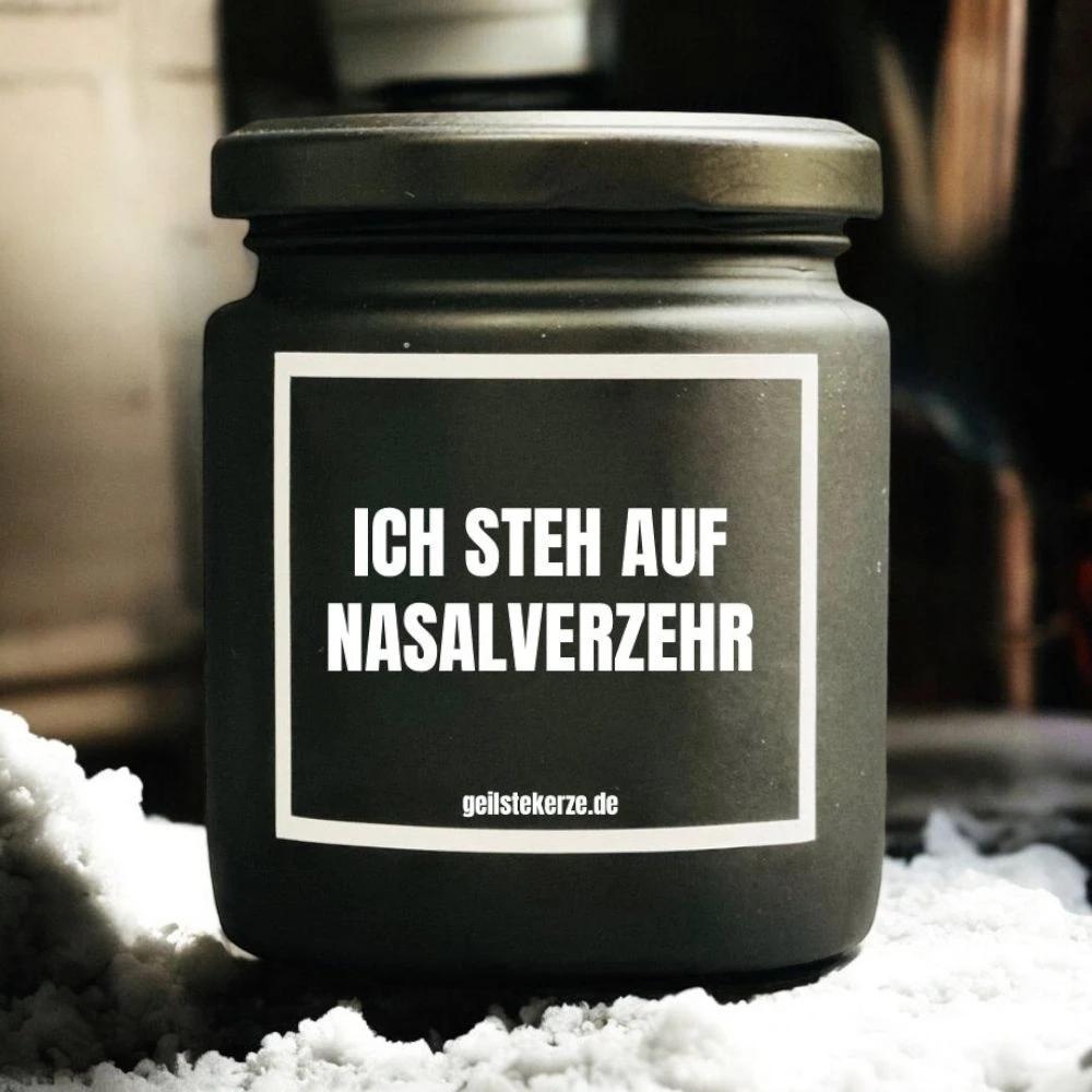 Geilste Kerze – Duftkerze „ICH STEH AUF NASALVERZEHR“ -  from DieBallerei