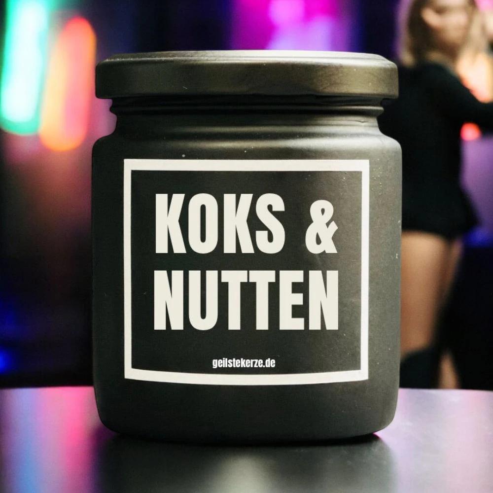 Geilste Kerze – Duftkerze „KOKS & NUTTEN“ -  from DieBallerei
