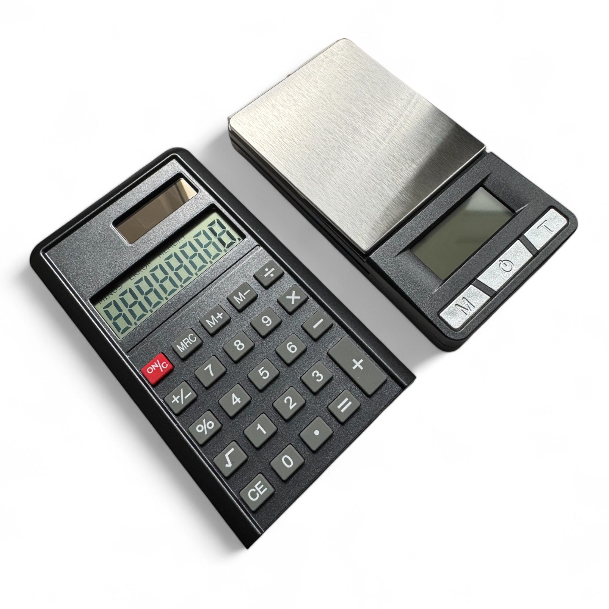 Echter Taschenrechner & Präzisionswaage in Einem – 500g / 0,01g Genauigkeit