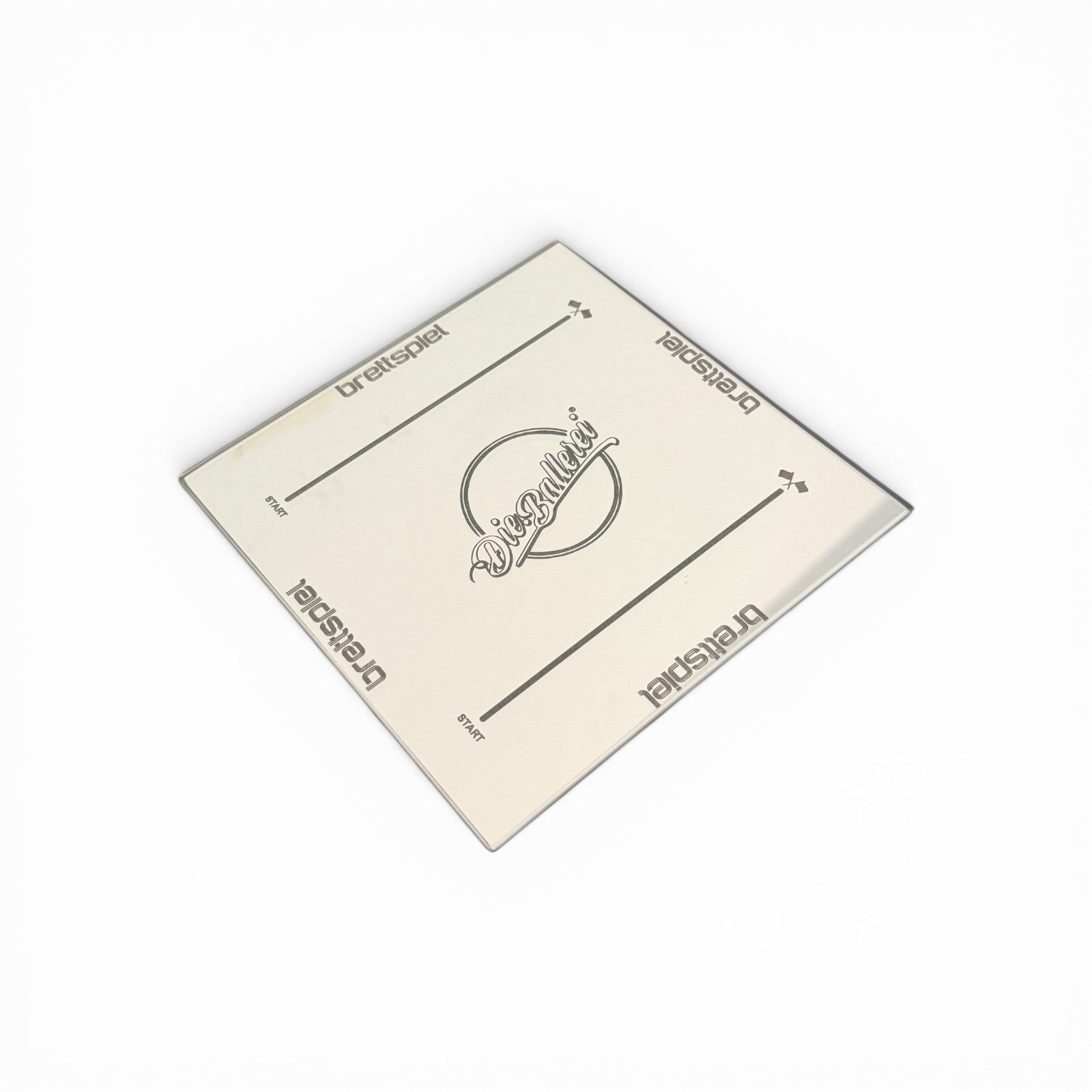 Echtglas deska Die.Ballerei 15 cm x 15 cm – Vysoce kvalitní a hygienická