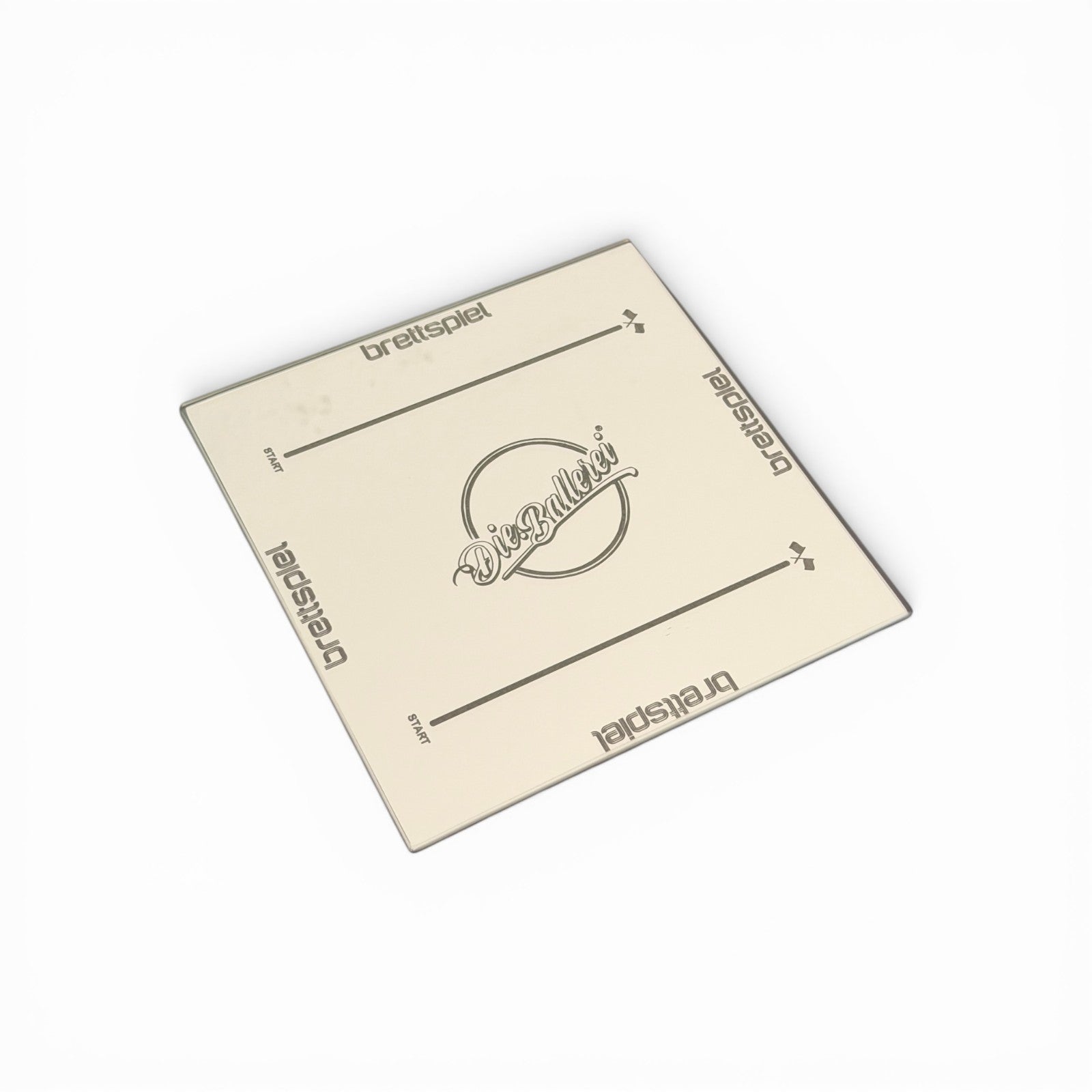 Echtglas deska Die.Ballerei 15 cm x 15 cm – Vysoce kvalitní a hygienická