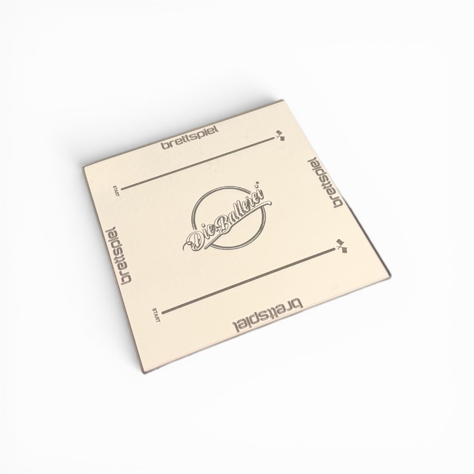 Echtglas deska Die.Ballerei 15 cm x 15 cm – Vysoce kvalitní a hygienická