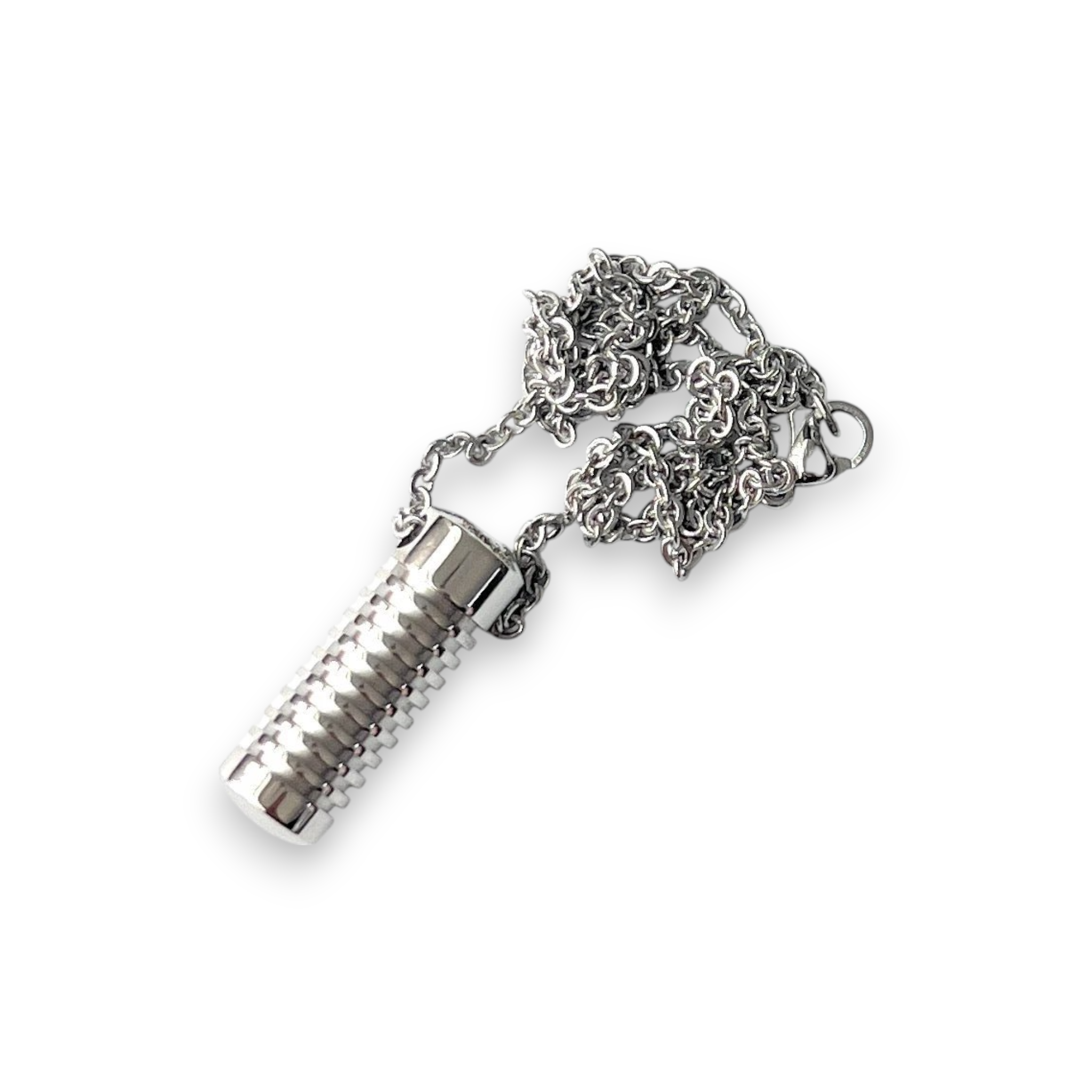 Edelstahl-Halskette mit befüllbarer Kapsel – Diskret & stilvoll