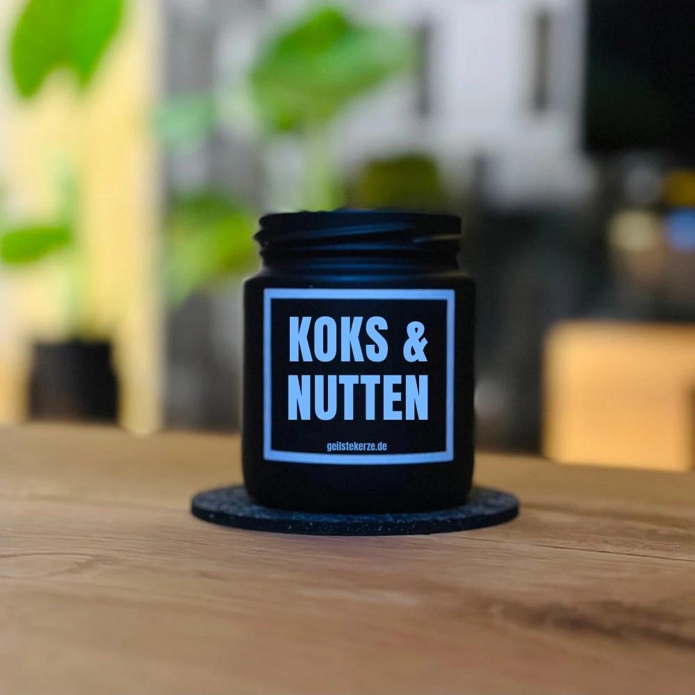 Geilste Kerze – Duftkerze „KOKS & NUTTEN“ -  from DieBallerei
